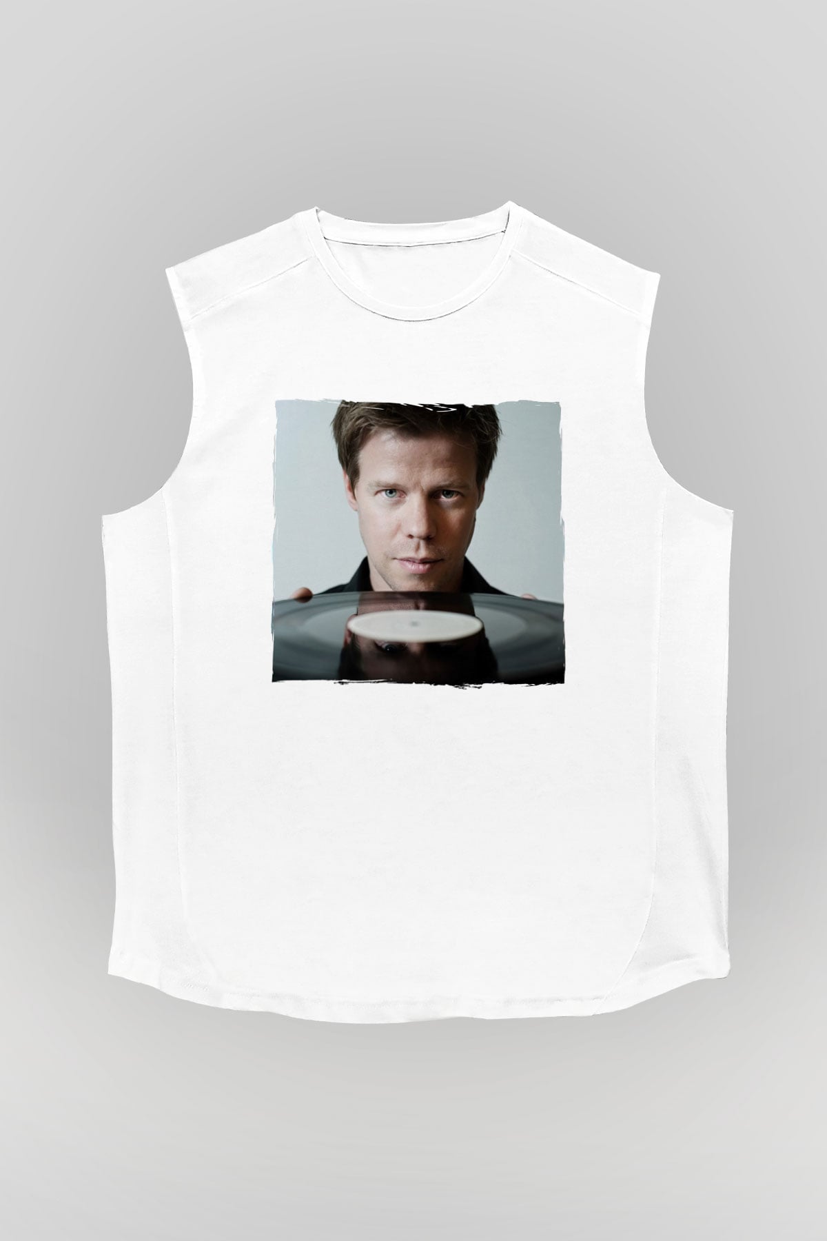 Ferry Corsten Beyaz Unisex Kolsuz Tişört