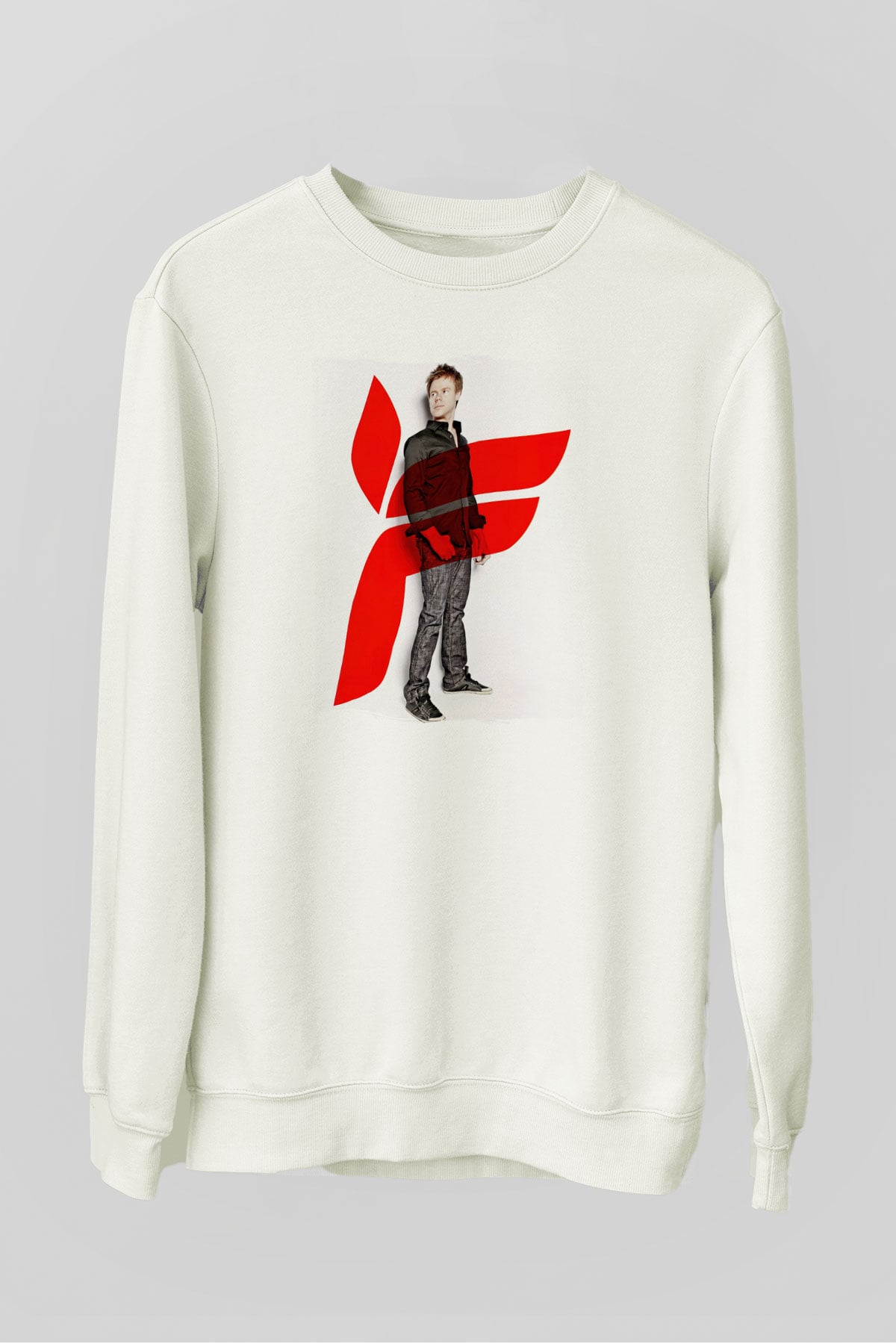 Ferry Corsten Beyaz Unisex Sweatshirt