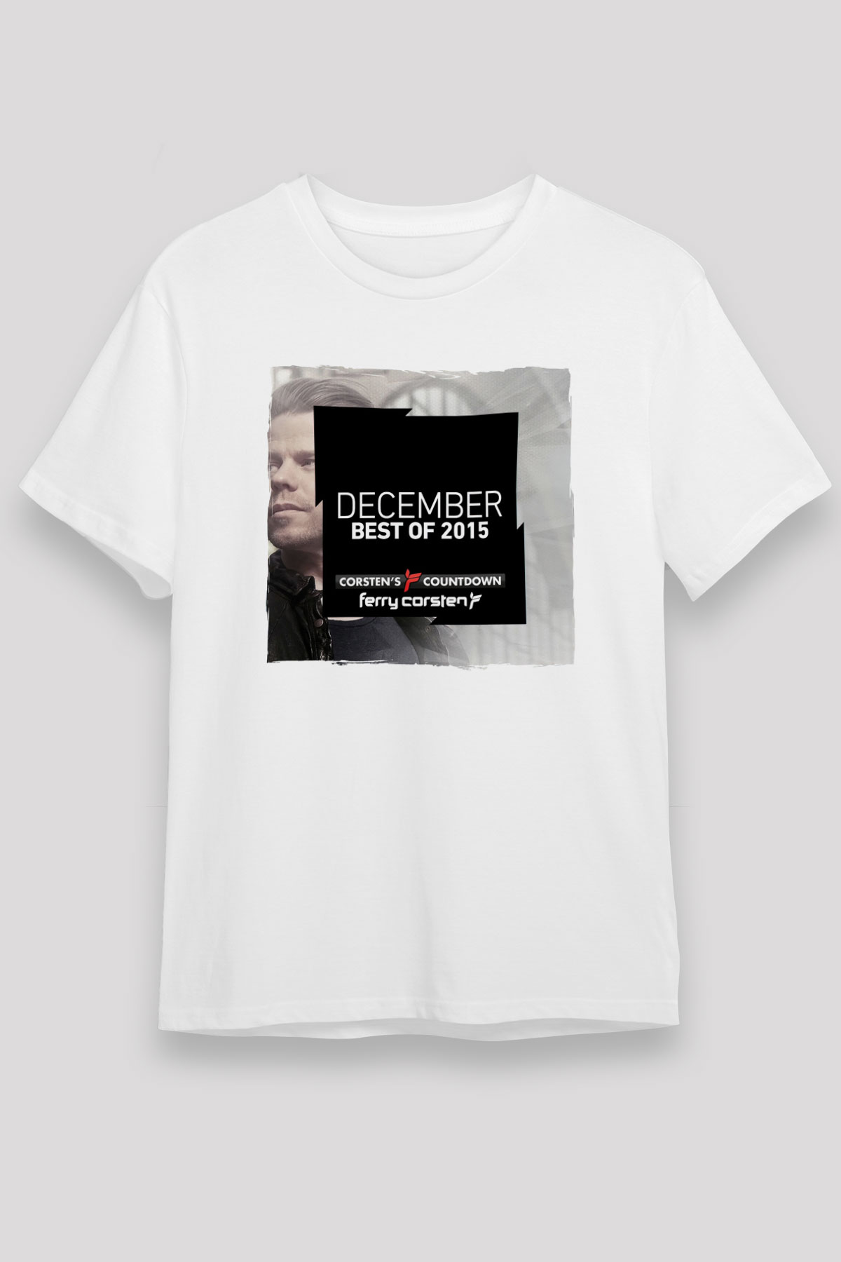 Ferry Corsten Beyaz Unisex Tişört T-Shirt - TişörtFabrikası