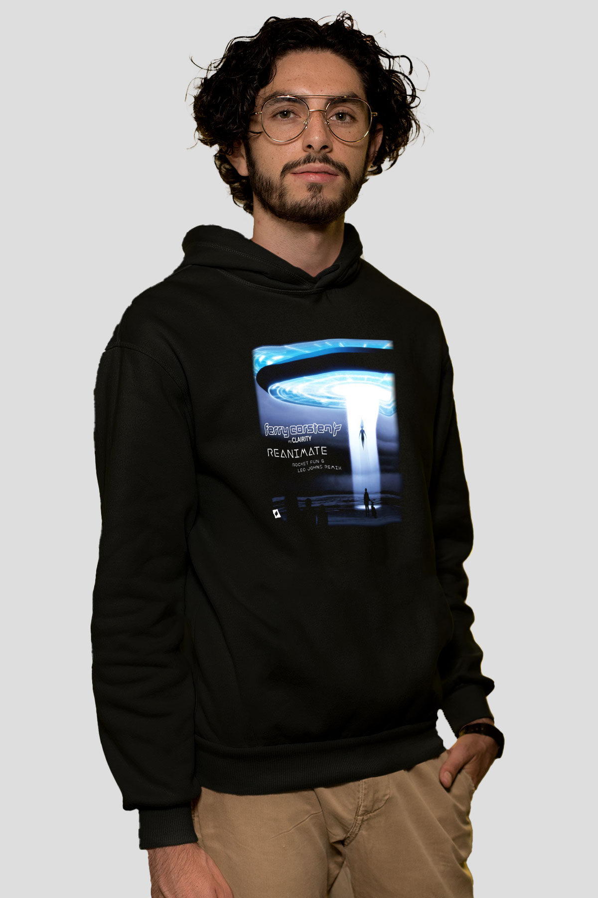 Ferry Corsten Siyah Unisex Hoodie