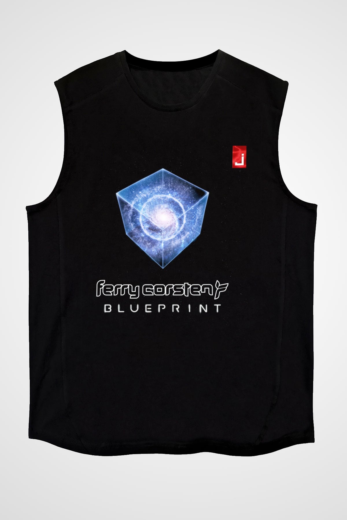 Ferry Corsten Siyah Unisex Kolsuz Tişört