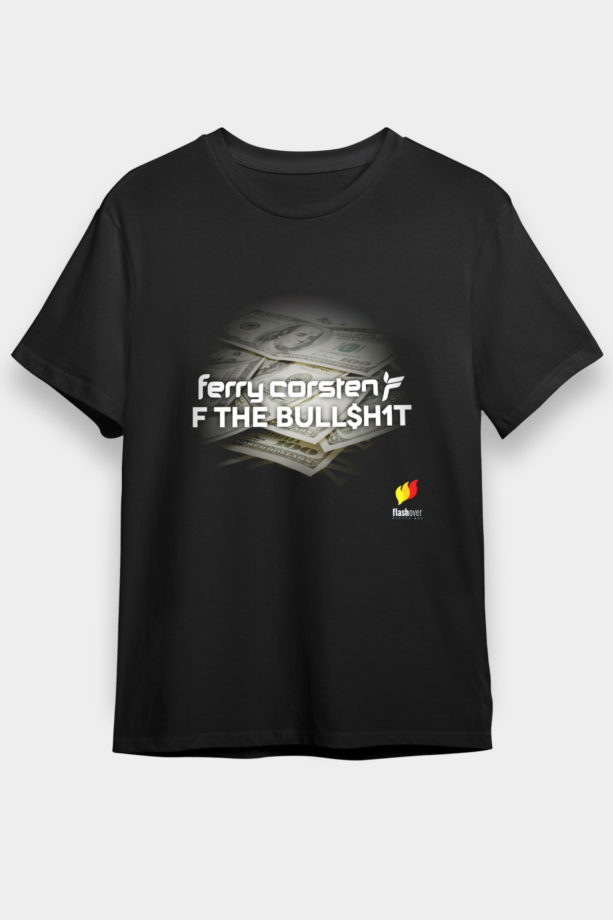 Ferry Corsten Siyah Unisex Tişört T-Shirt - TişörtFabrikası