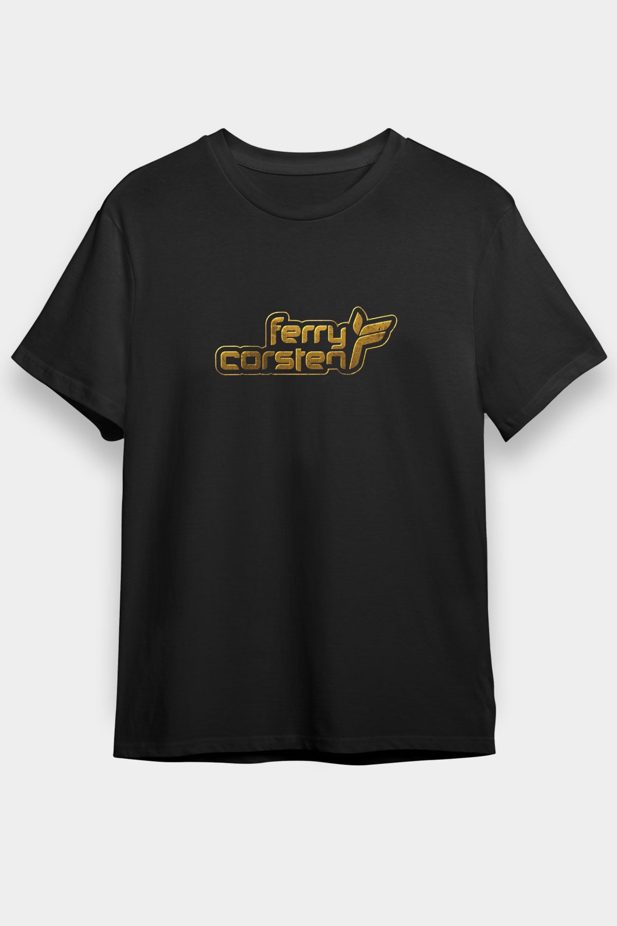 Ferry Corsten Siyah Unisex Tişört T-Shirt - TişörtFabrikası