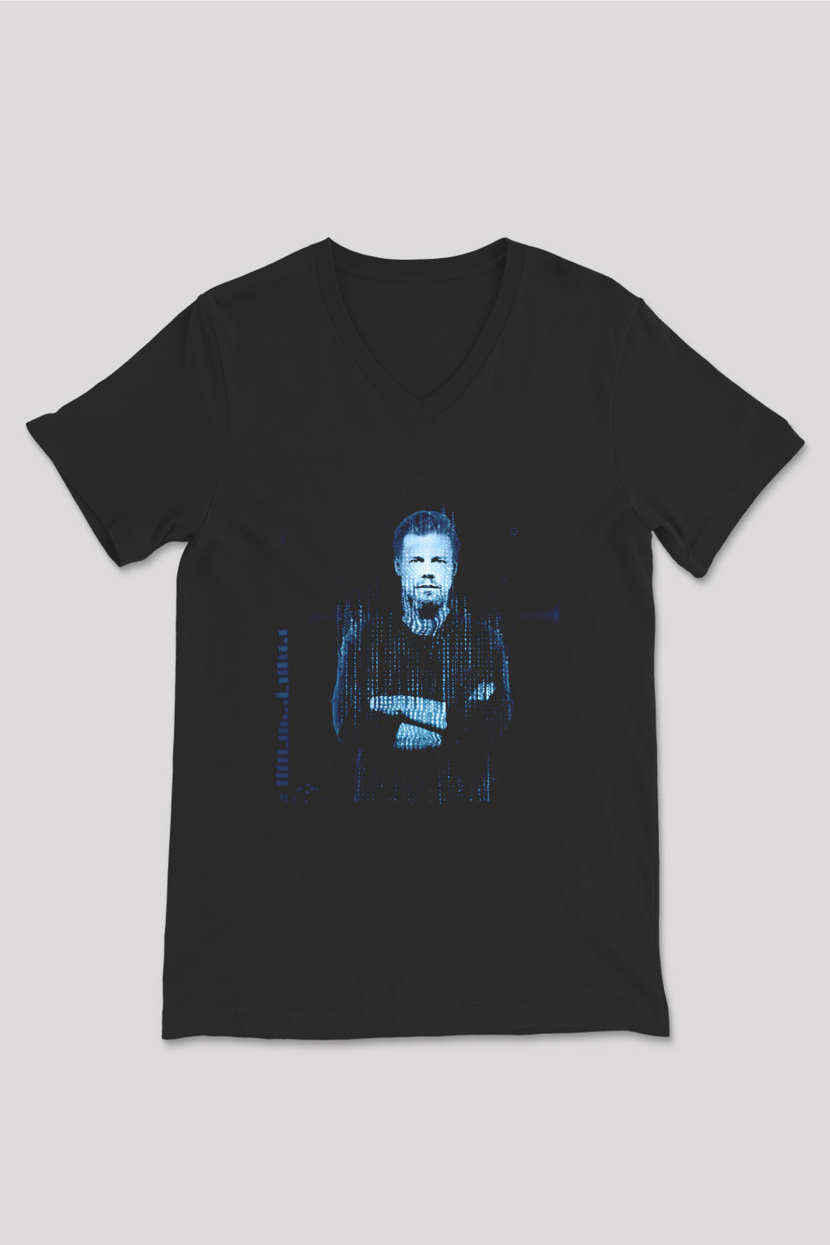 Ferry Corsten Siyah Unisex V Yaka Tişört