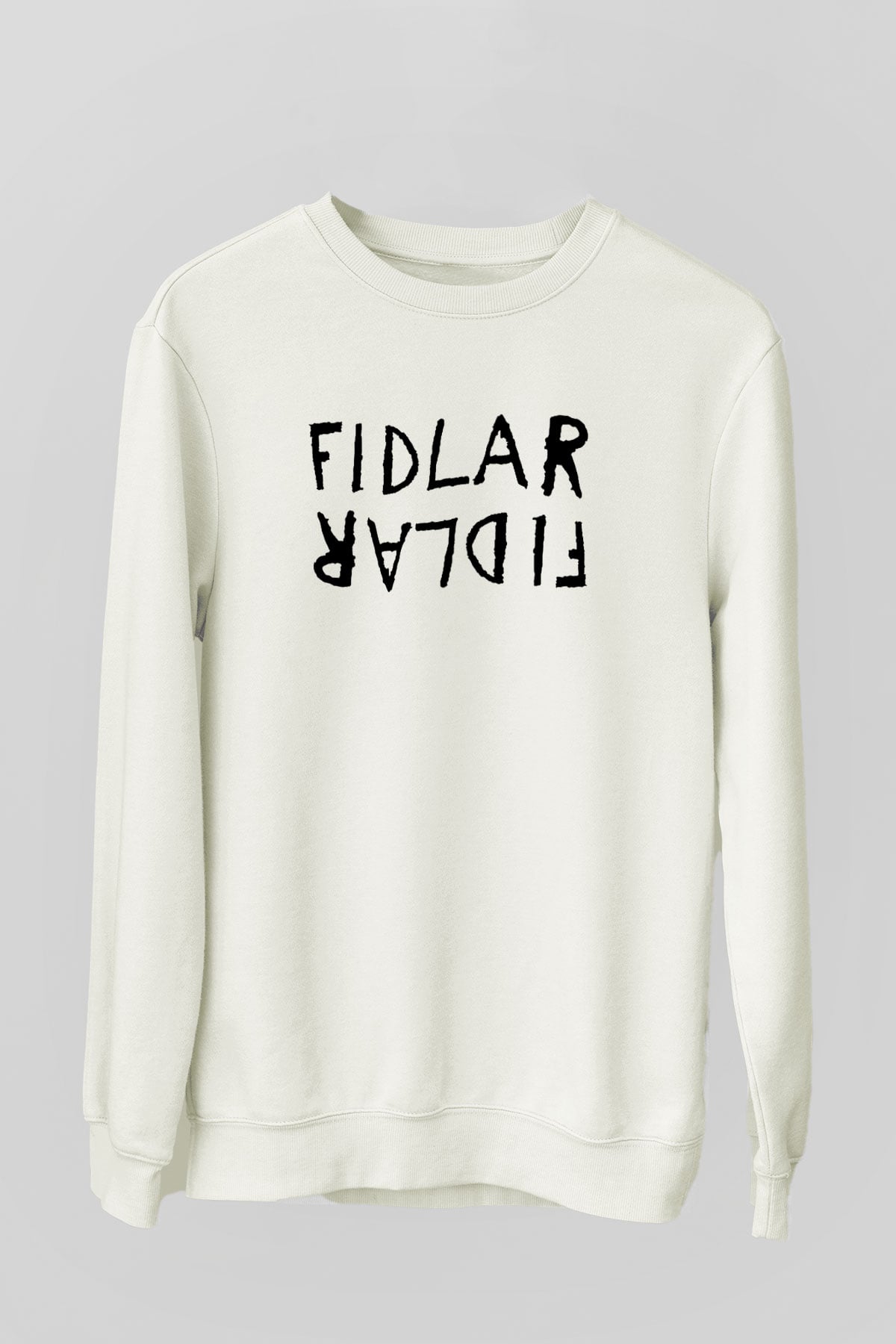 Fidlar Beyaz Unisex Sweatshirt