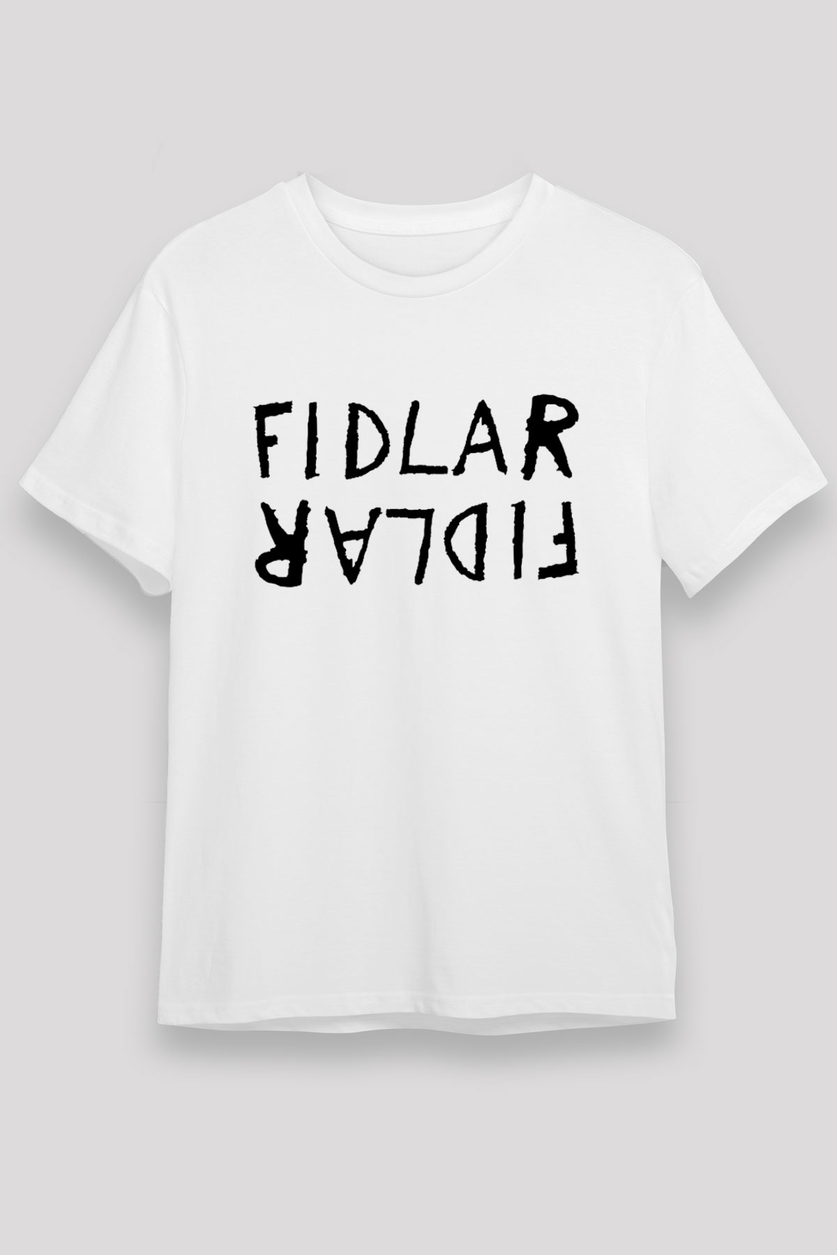 Fidlar Beyaz Unisex Tişört T-Shirt - TişörtFabrikası