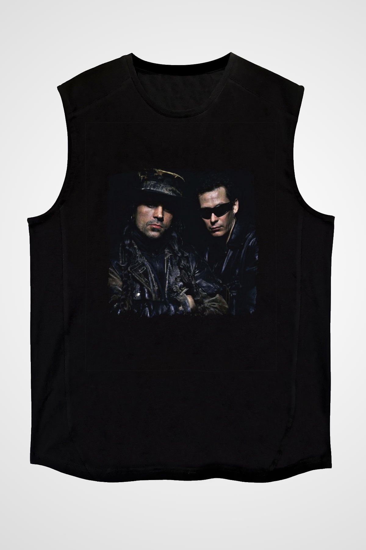Fields of the Nephilim Baskılı Unisex Siyah Kolsuz Tişört