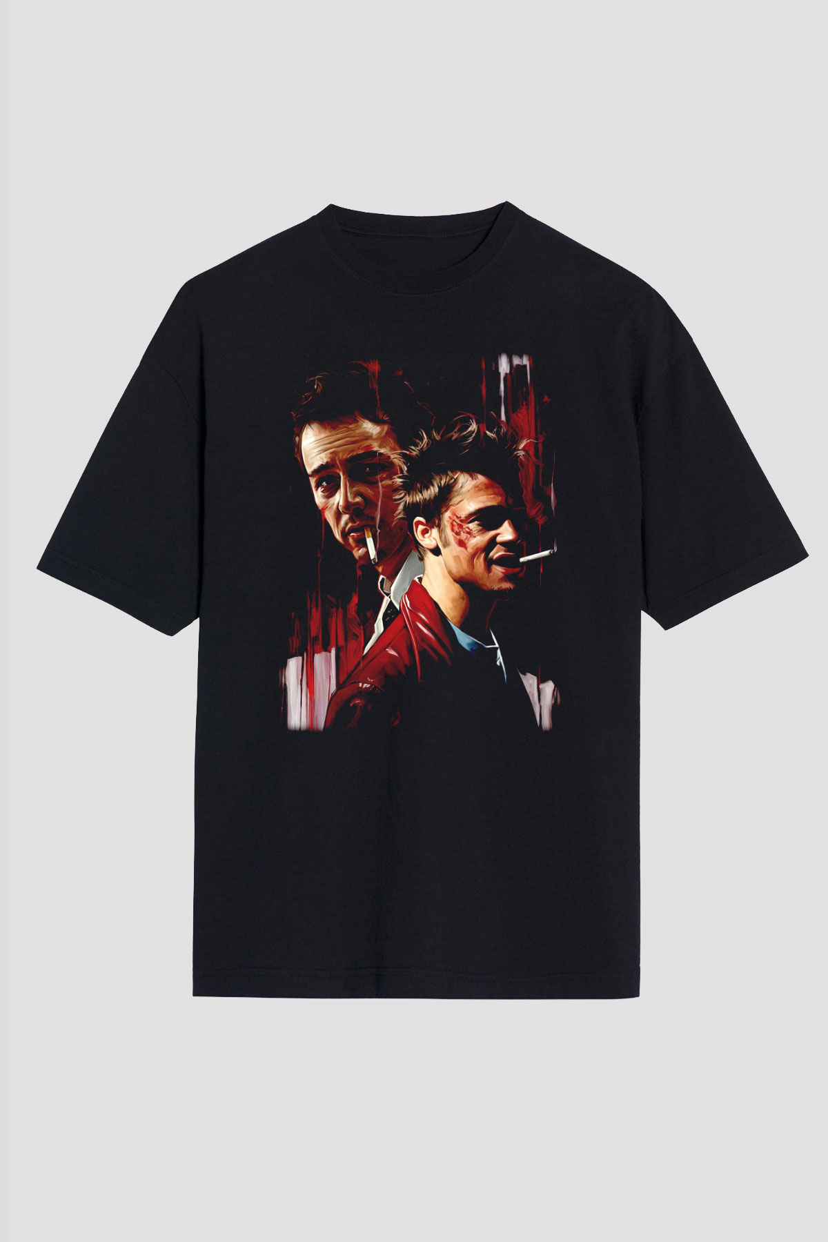 Fight Club Dövüş Klubü Siyah Unisex Tişört