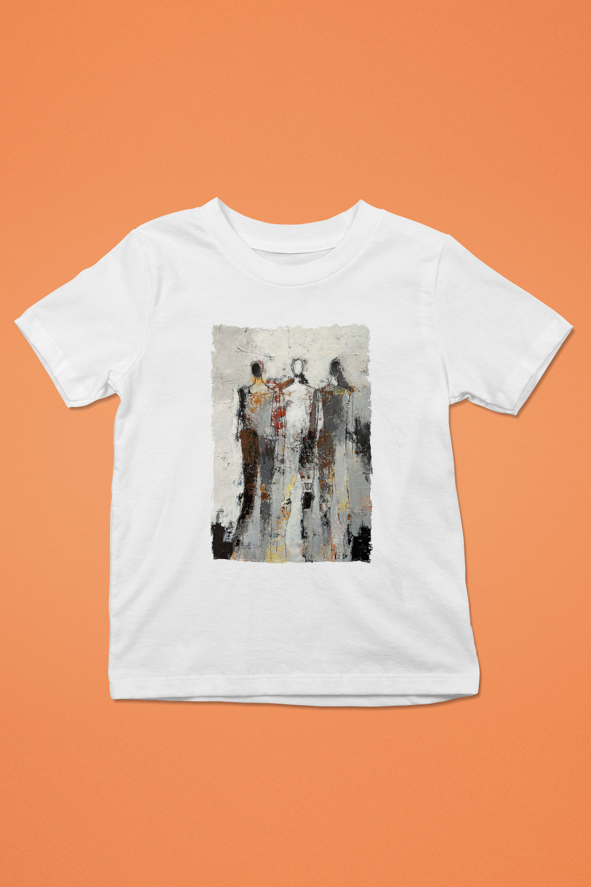 Figür Beyaz Unisex Çocuk Tişört