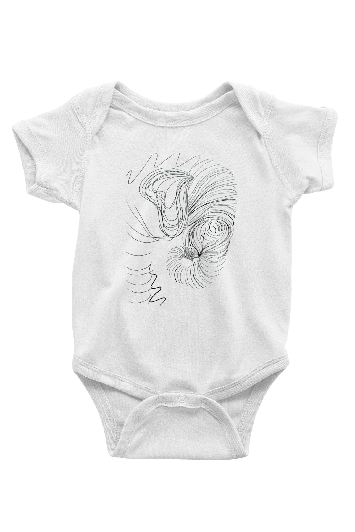 Fil Beyaz Bebek Body - Zıbın