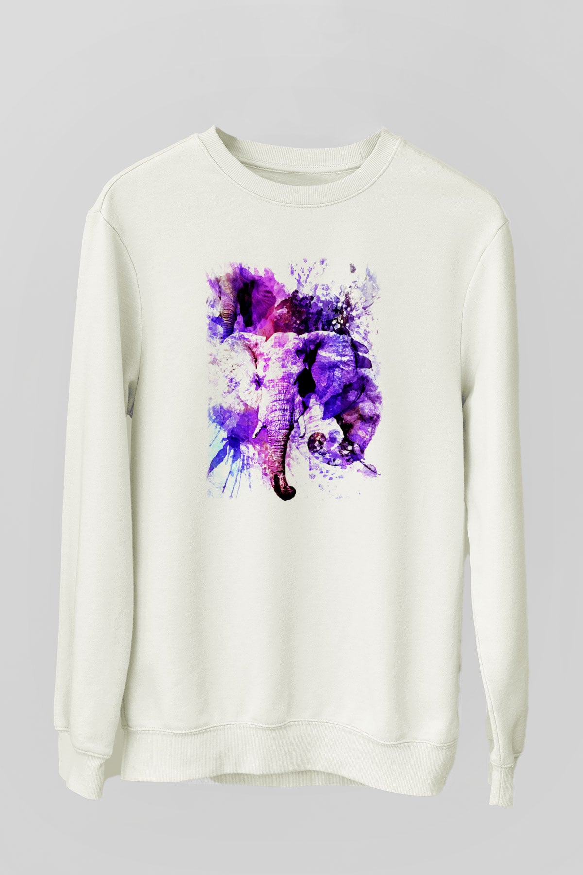 Fil Beyaz Unisex Sweatshirt