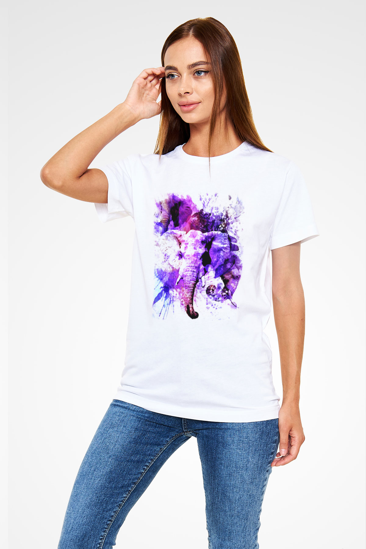 Fil Beyaz Unisex Tişört T-Shirt - TişörtFabrikası
