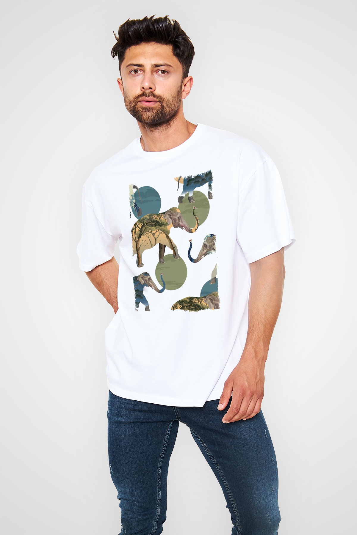 Fil Beyaz Unisex Tişört T-Shirt - TişörtFabrikası