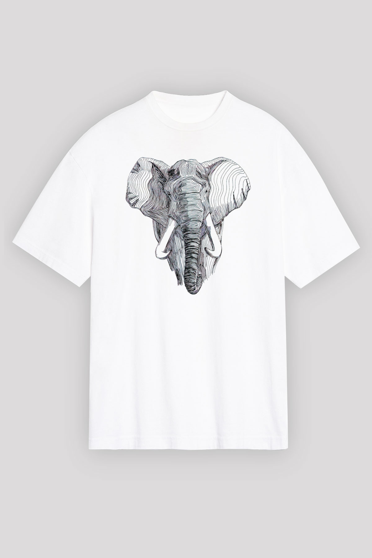 Fil Beyaz Unisex Tişört T-Shirt - TişörtFabrikası