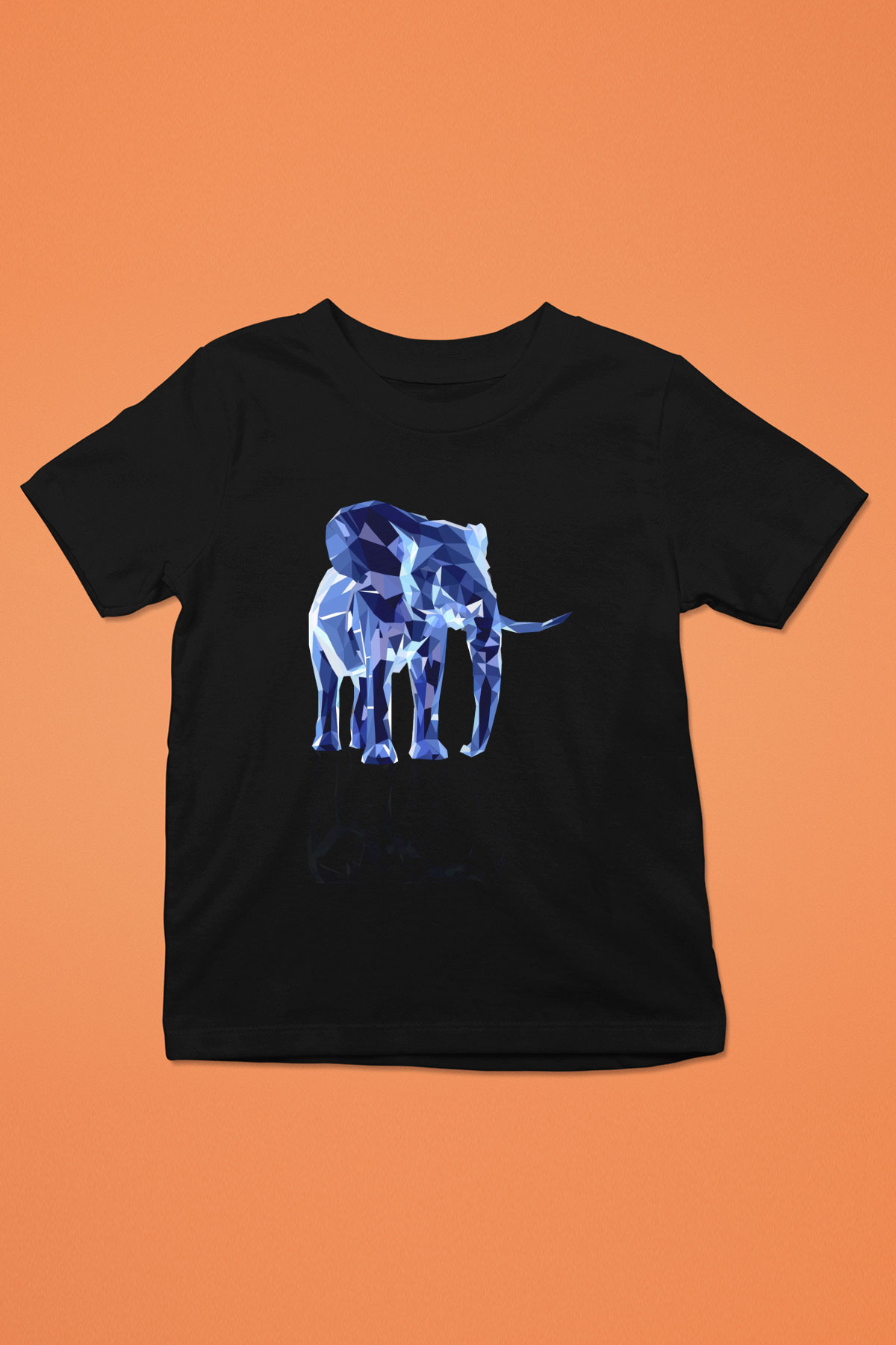 Fil Siyah Unisex Çocuk Tişört