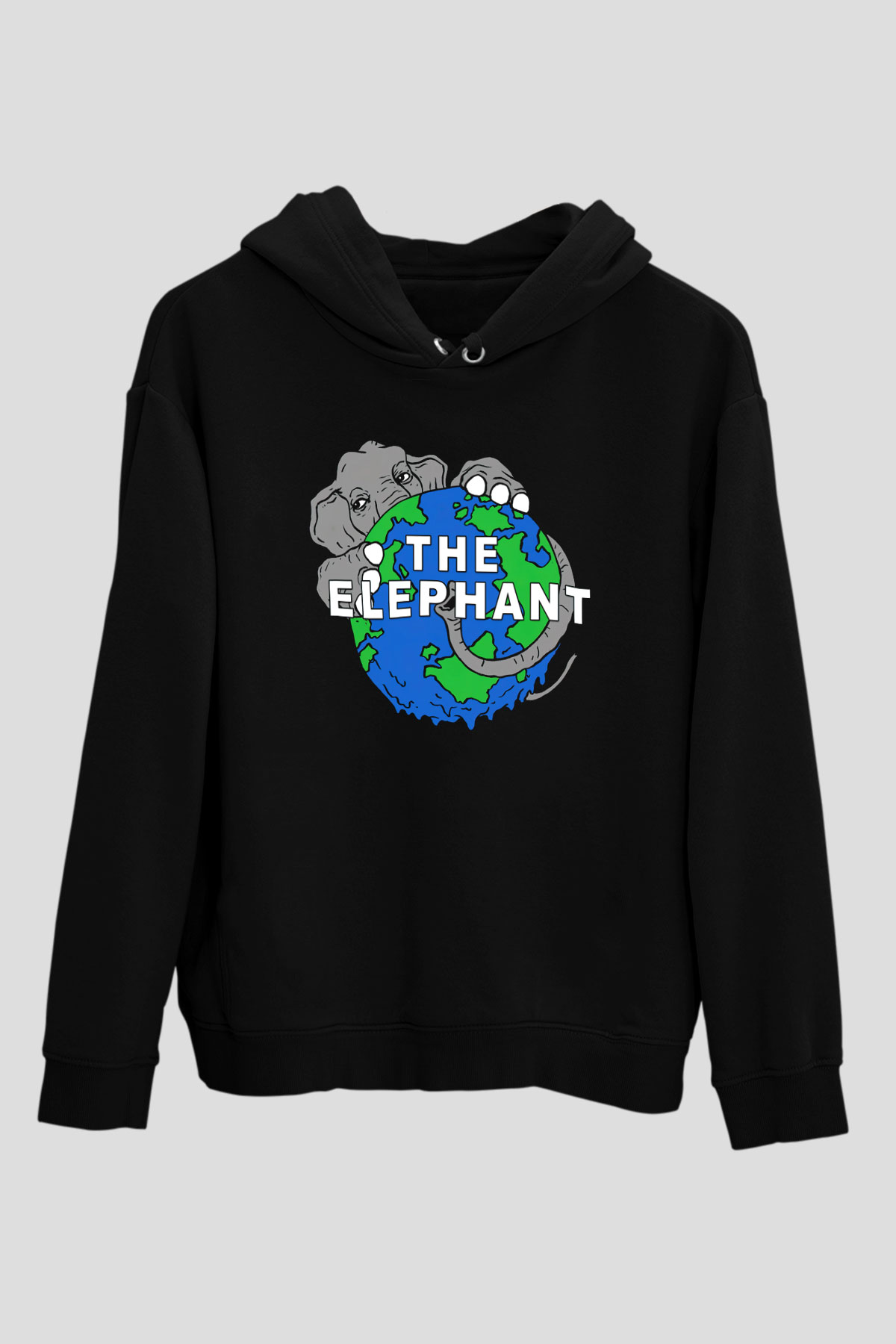 Fil Siyah Unisex Hoodie