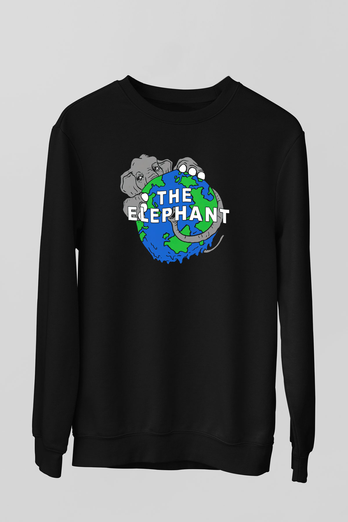 Fil Siyah Unisex Sweatshirt