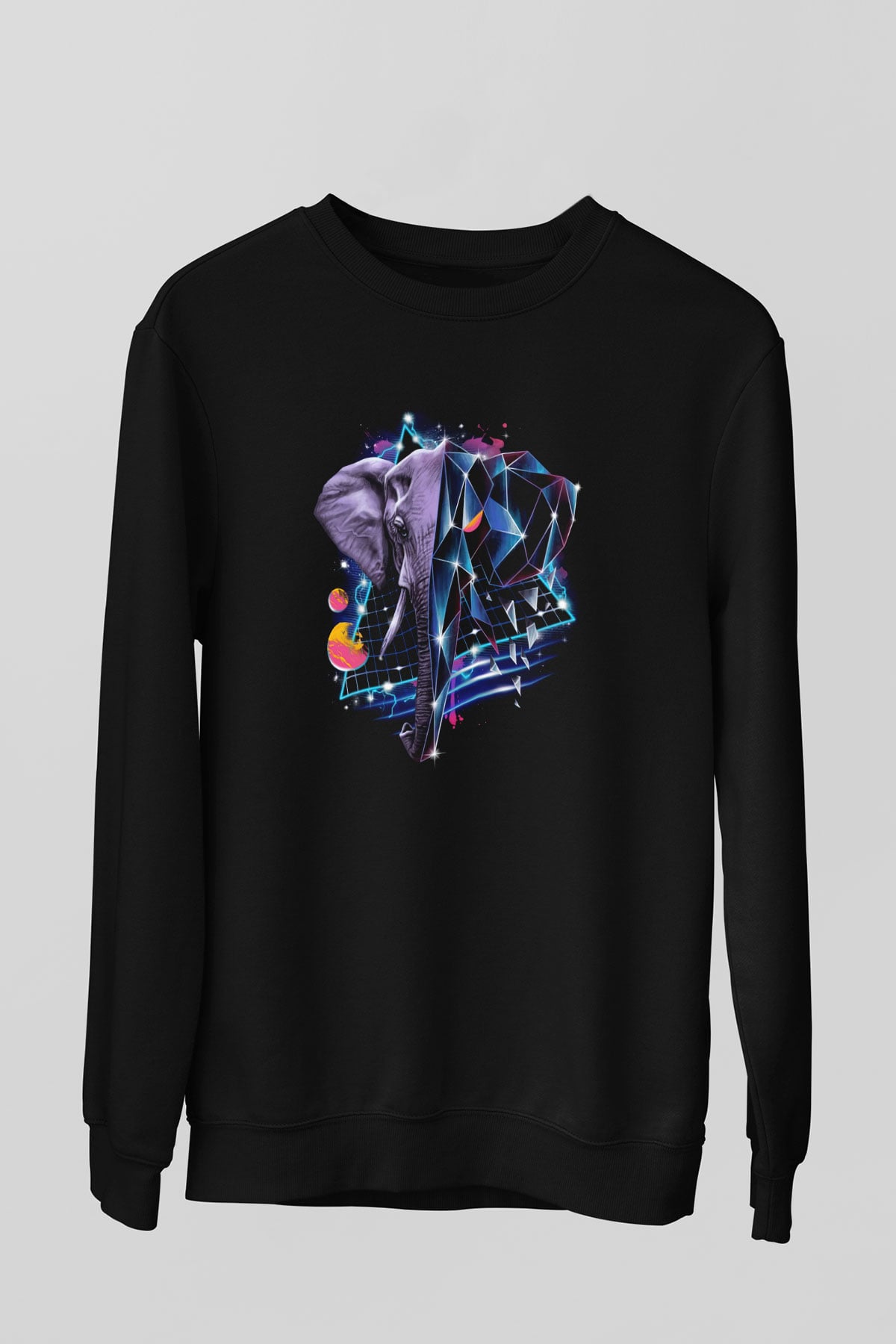 Fil Siyah Unisex Sweatshirt