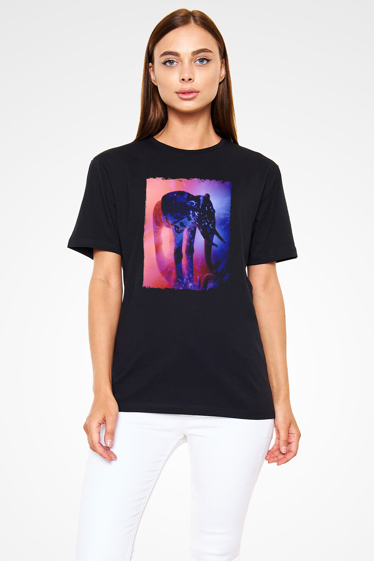Fil Siyah Unisex Tişört T-Shirt - TişörtFabrikası