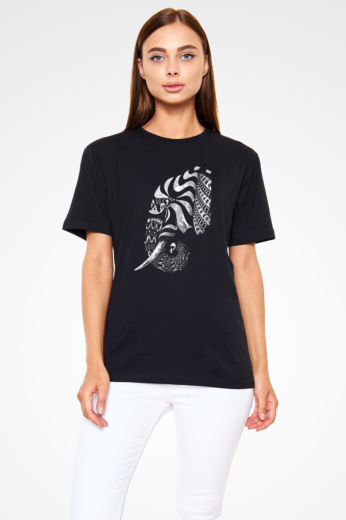 Fil Siyah Unisex Tişört T-Shirt - TişörtFabrikası