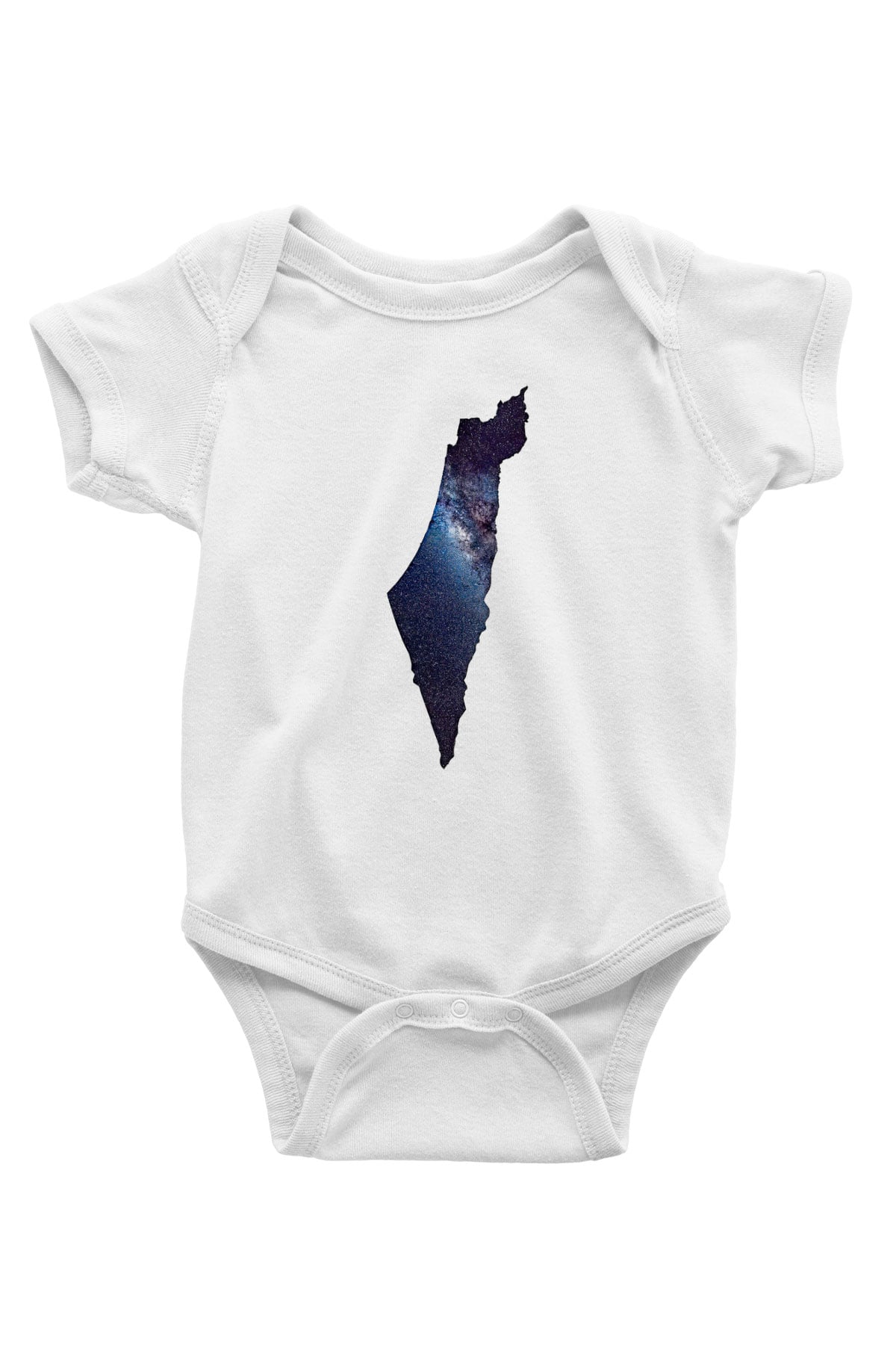 Filistin Baskılı Beyaz Unisex Bebek Body - Zıbın