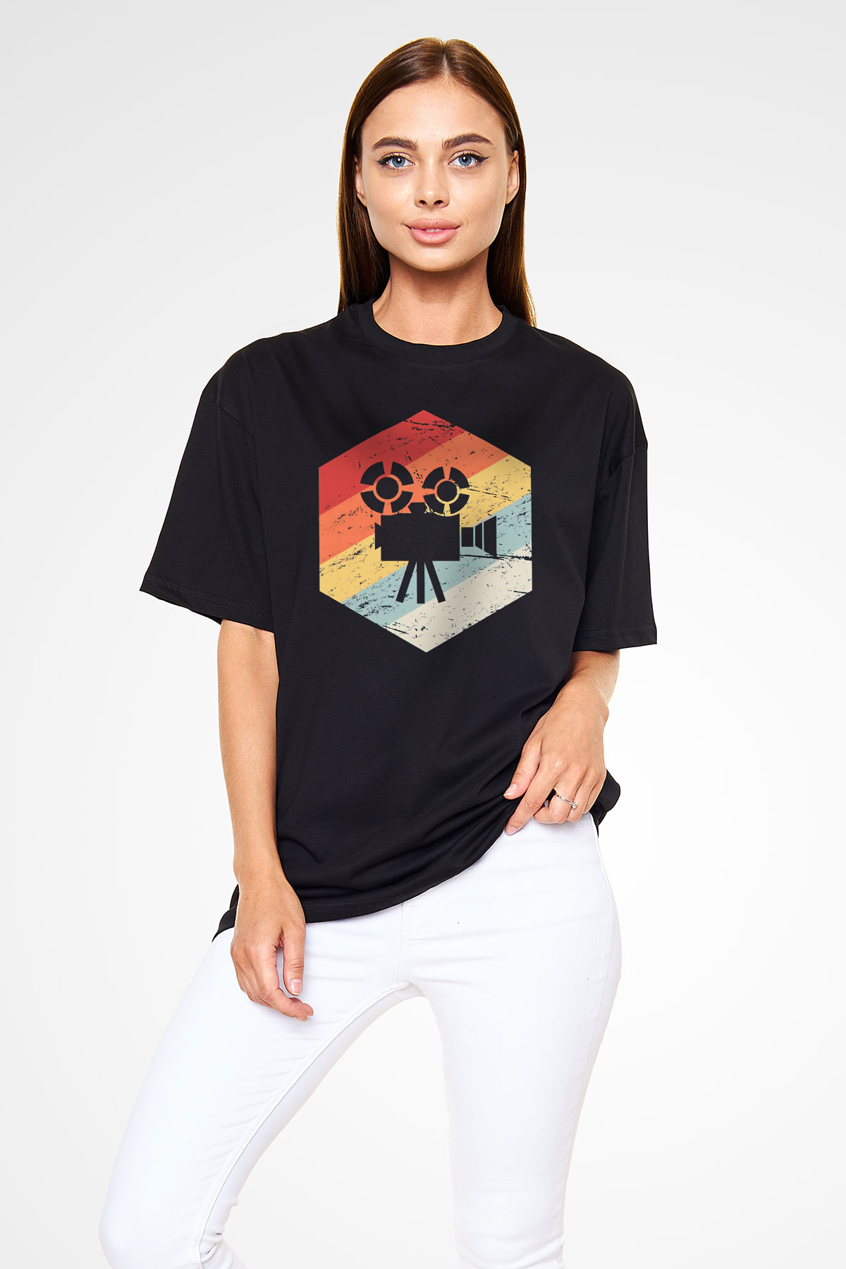 Film yönetmeni Siyah Unisex Tişört T-Shirt - TişörtFabrikası