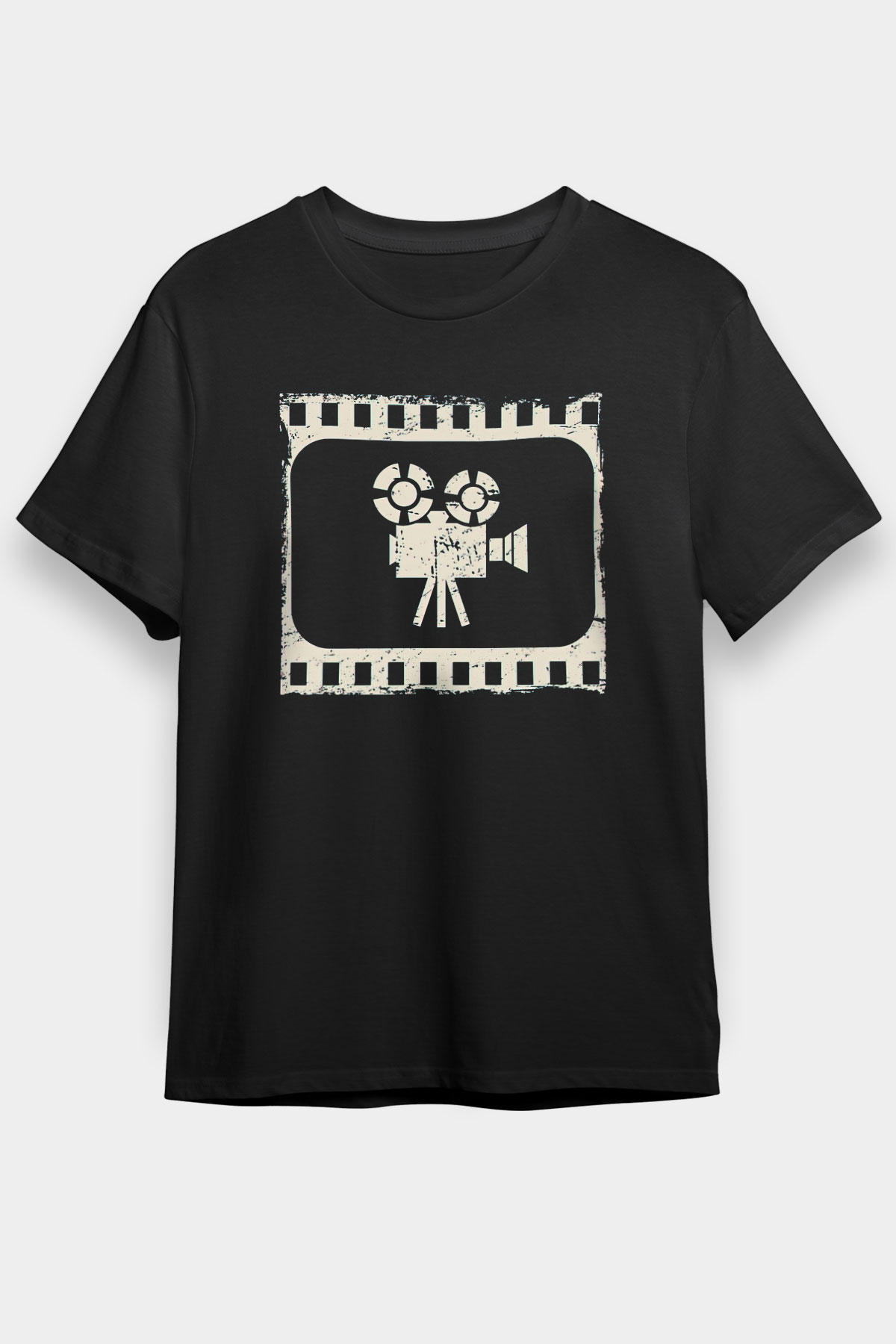 Film yönetmeni Siyah Unisex Tişört T-Shirt - TişörtFabrikası