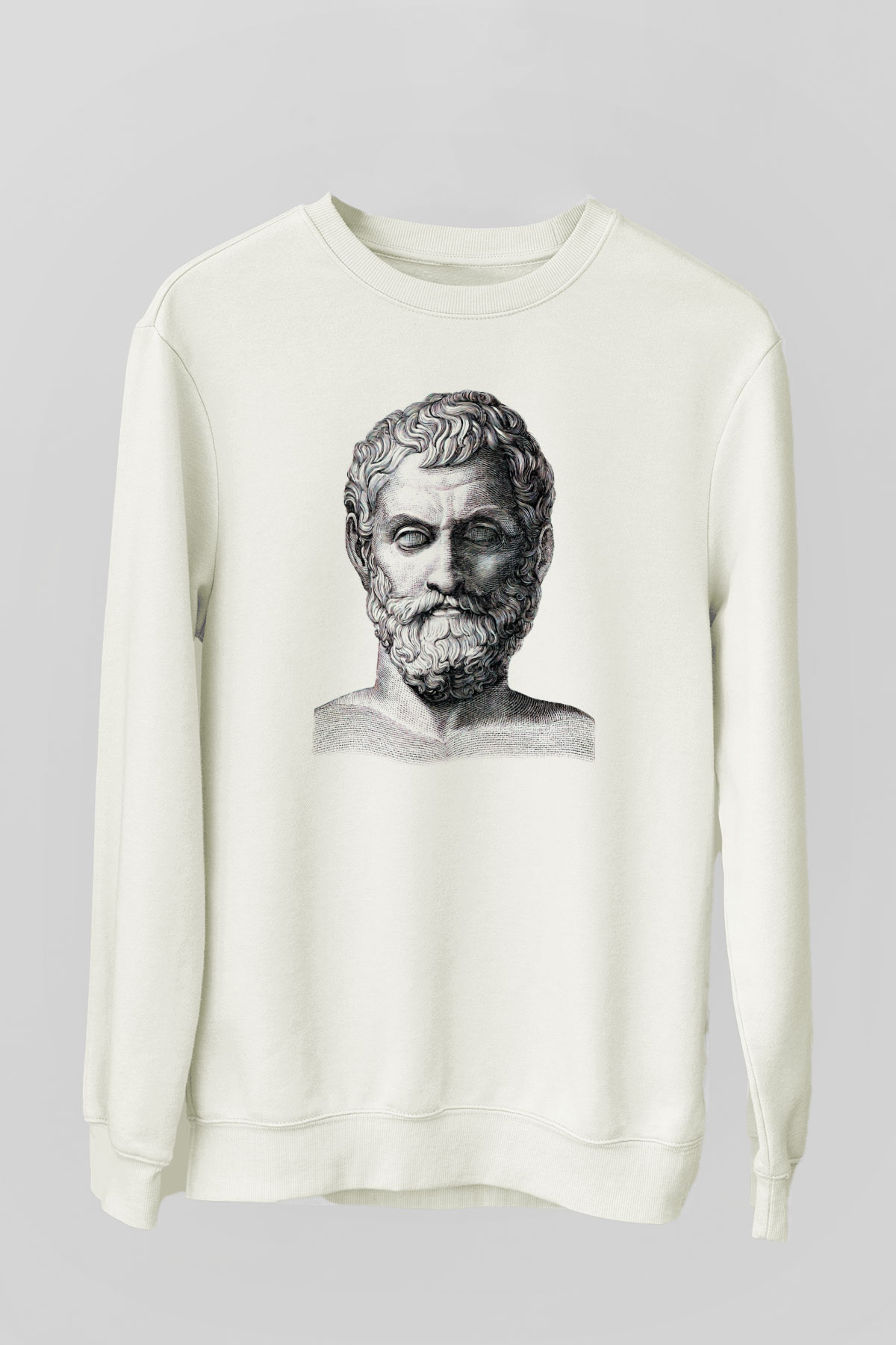 Filozof Beyaz Unisex Sweatshirt