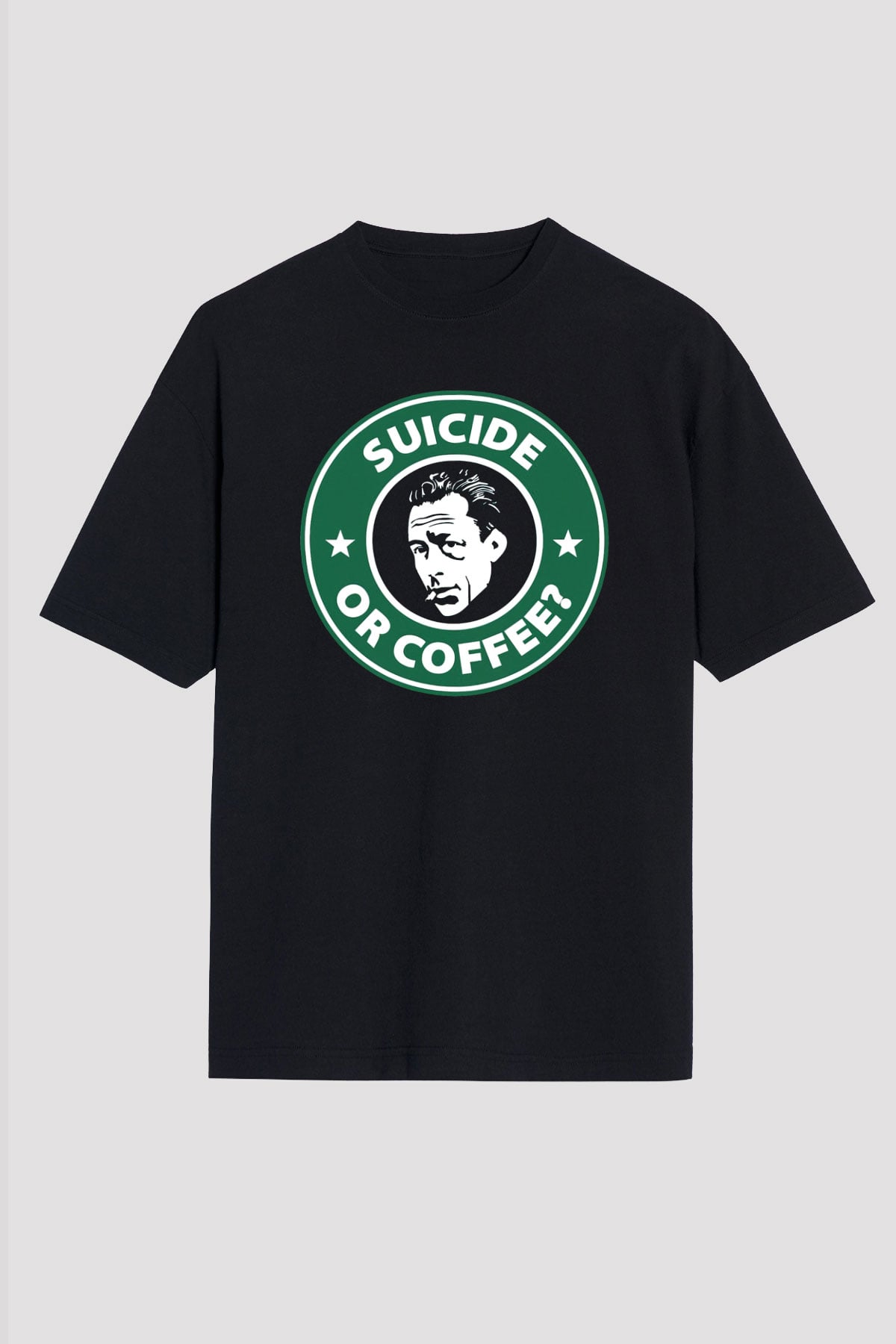 Filozof Siyah Unisex Tişört T-Shirt - TişörtFabrikası