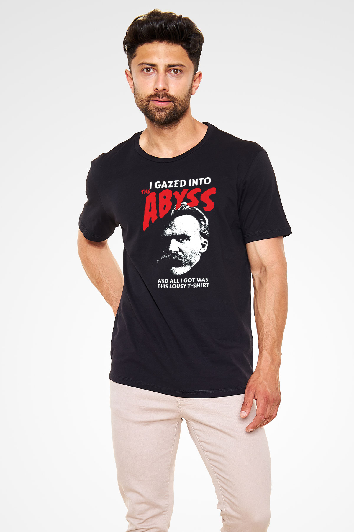 Filozof Siyah Unisex Tişört T-Shirt - TişörtFabrikası