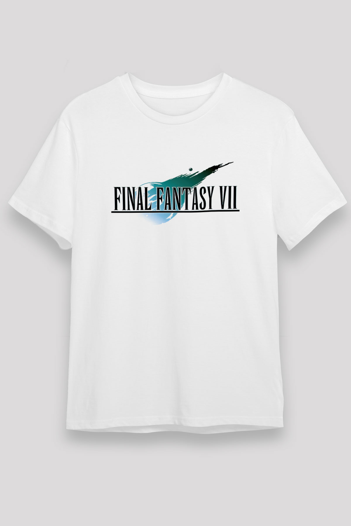Final Fantasy Beyaz Unisex Tişört T-Shirt