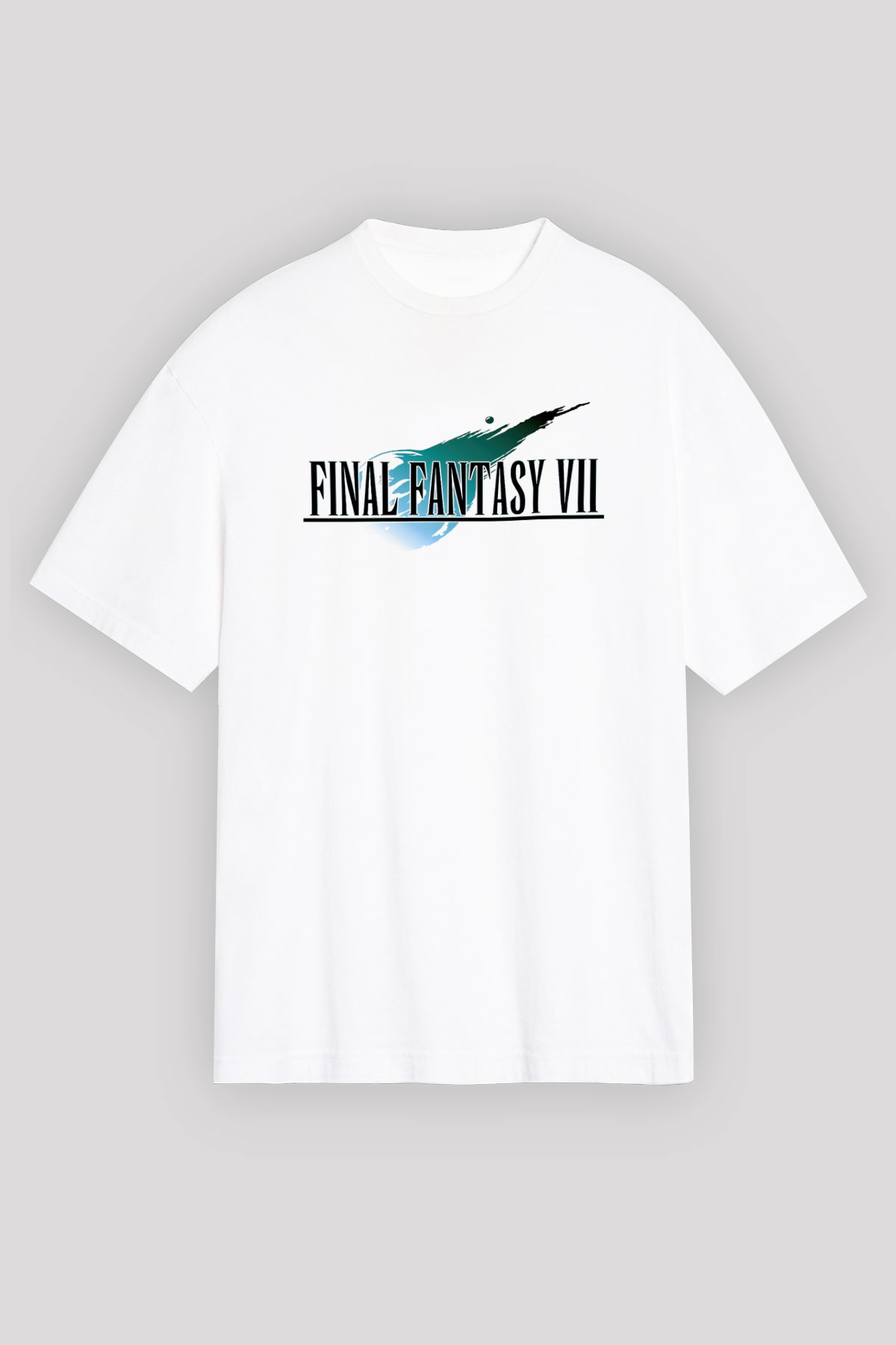 Final Fantasy Beyaz Unisex Tişört T-Shirt