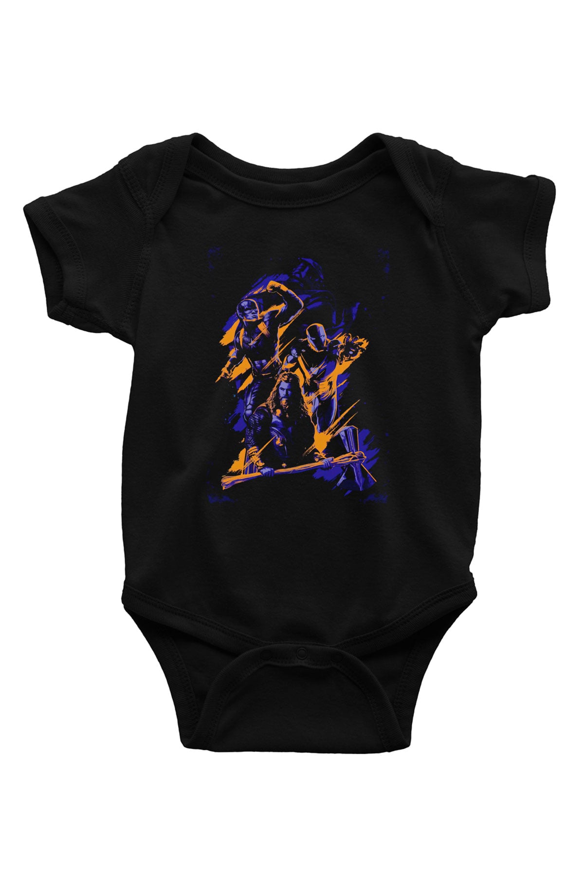 Final Fight Siyah Bebek Body - Zıbın
