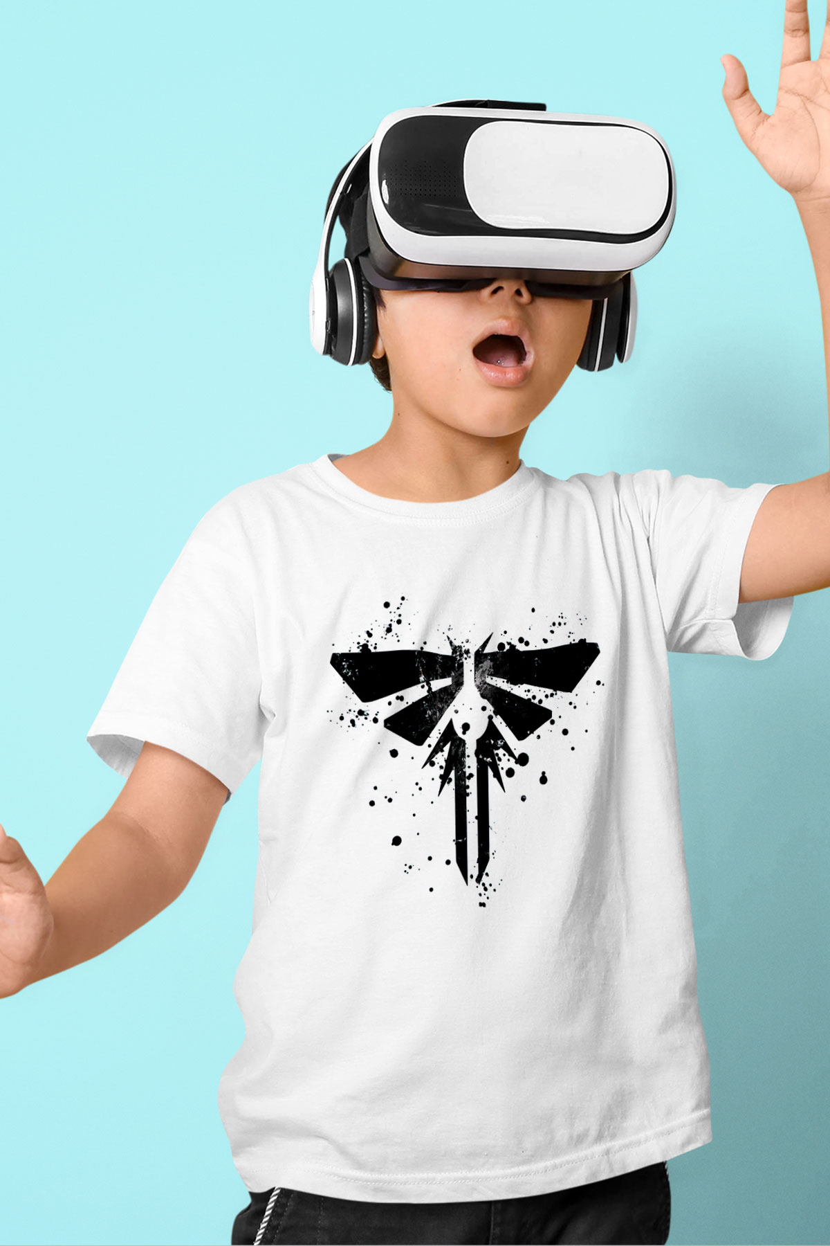 Firefly Beyaz Unisex Çocuk Tişört