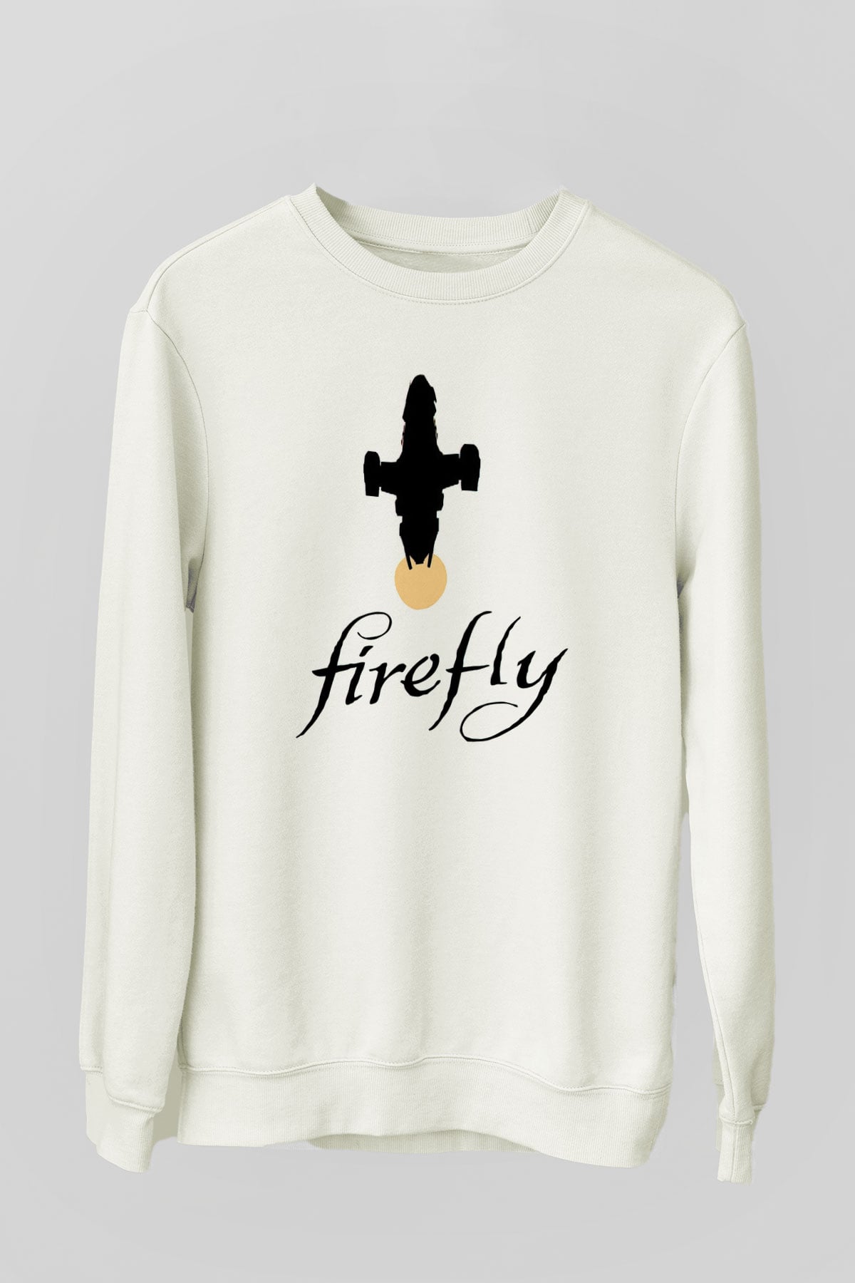 Firefly Beyaz Unisex Sweatshirt