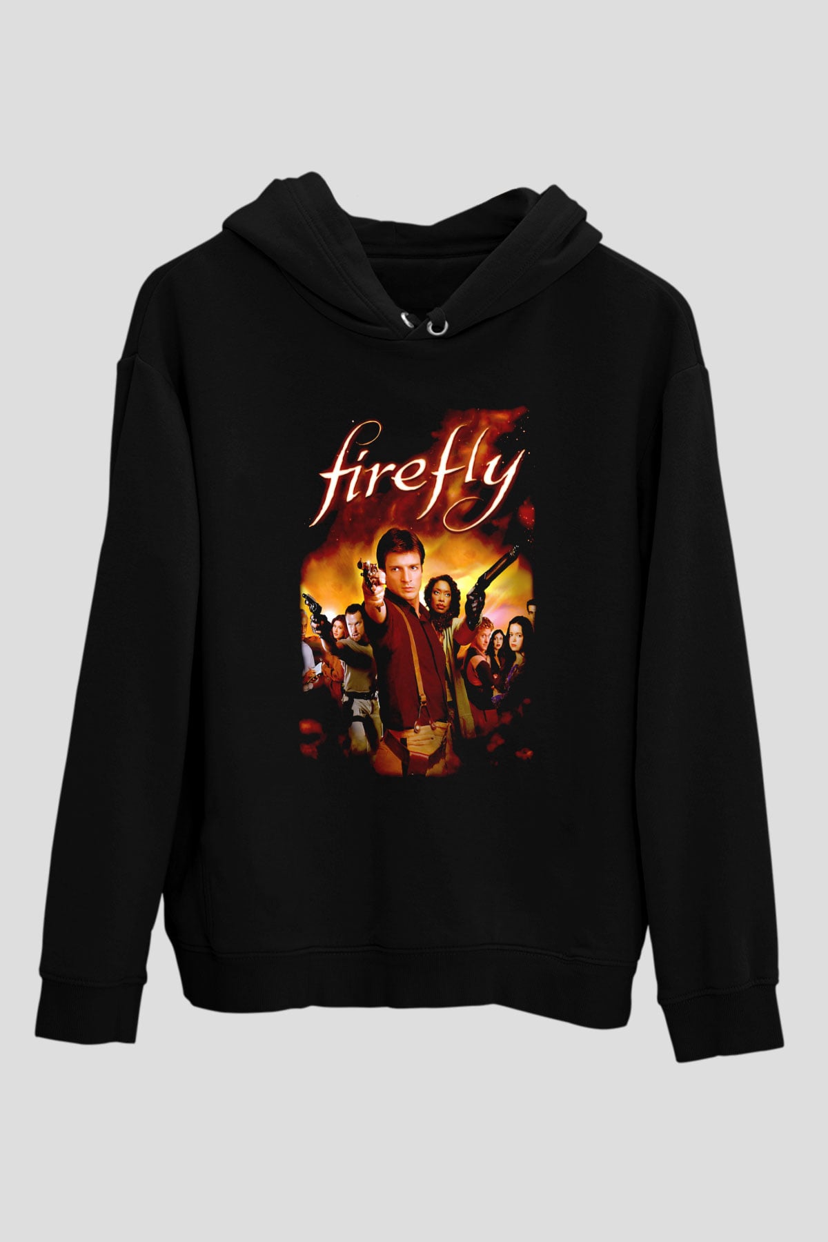 Firefly Siyah Unisex Hoodie