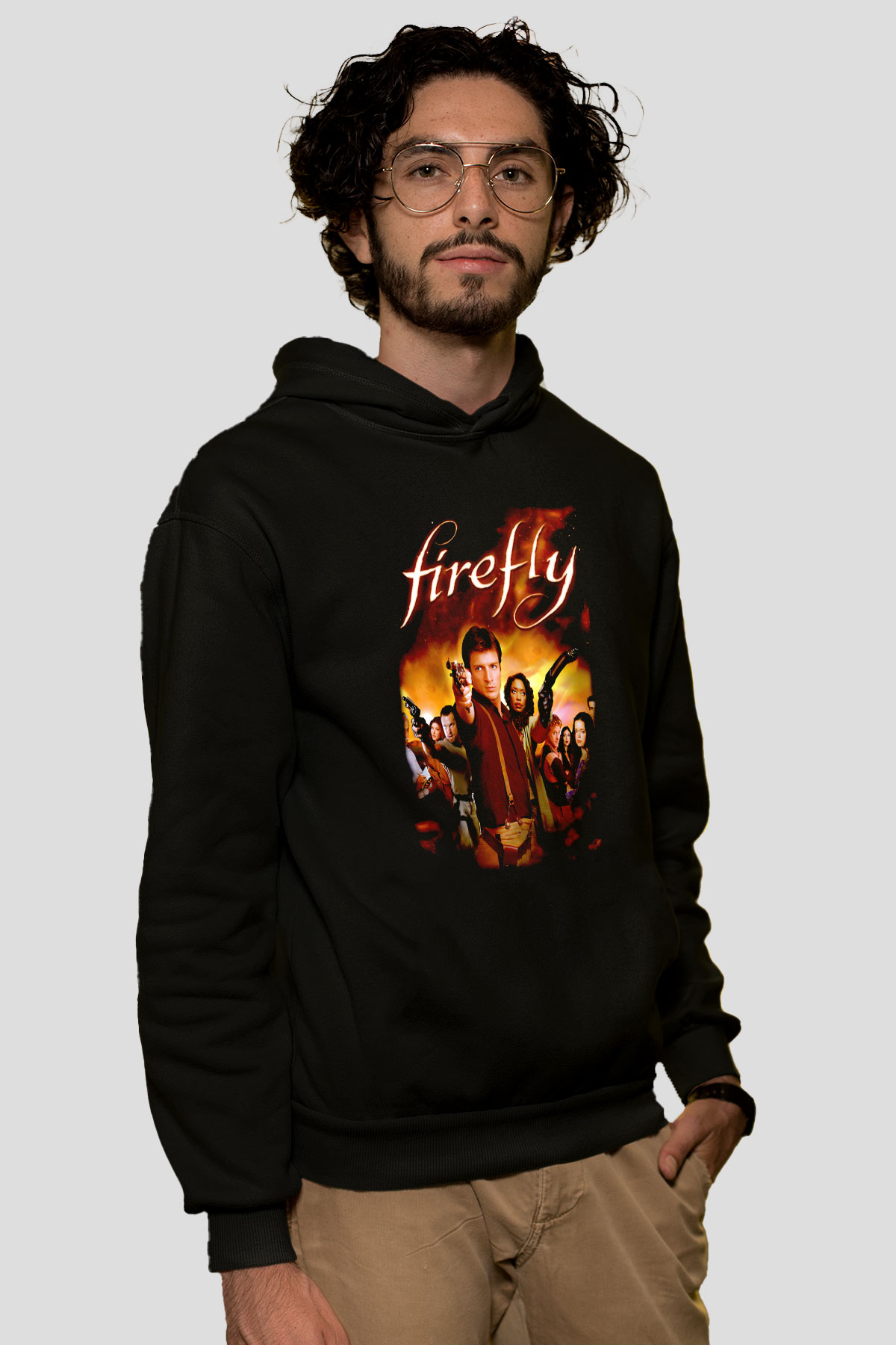 Firefly Siyah Unisex Hoodie