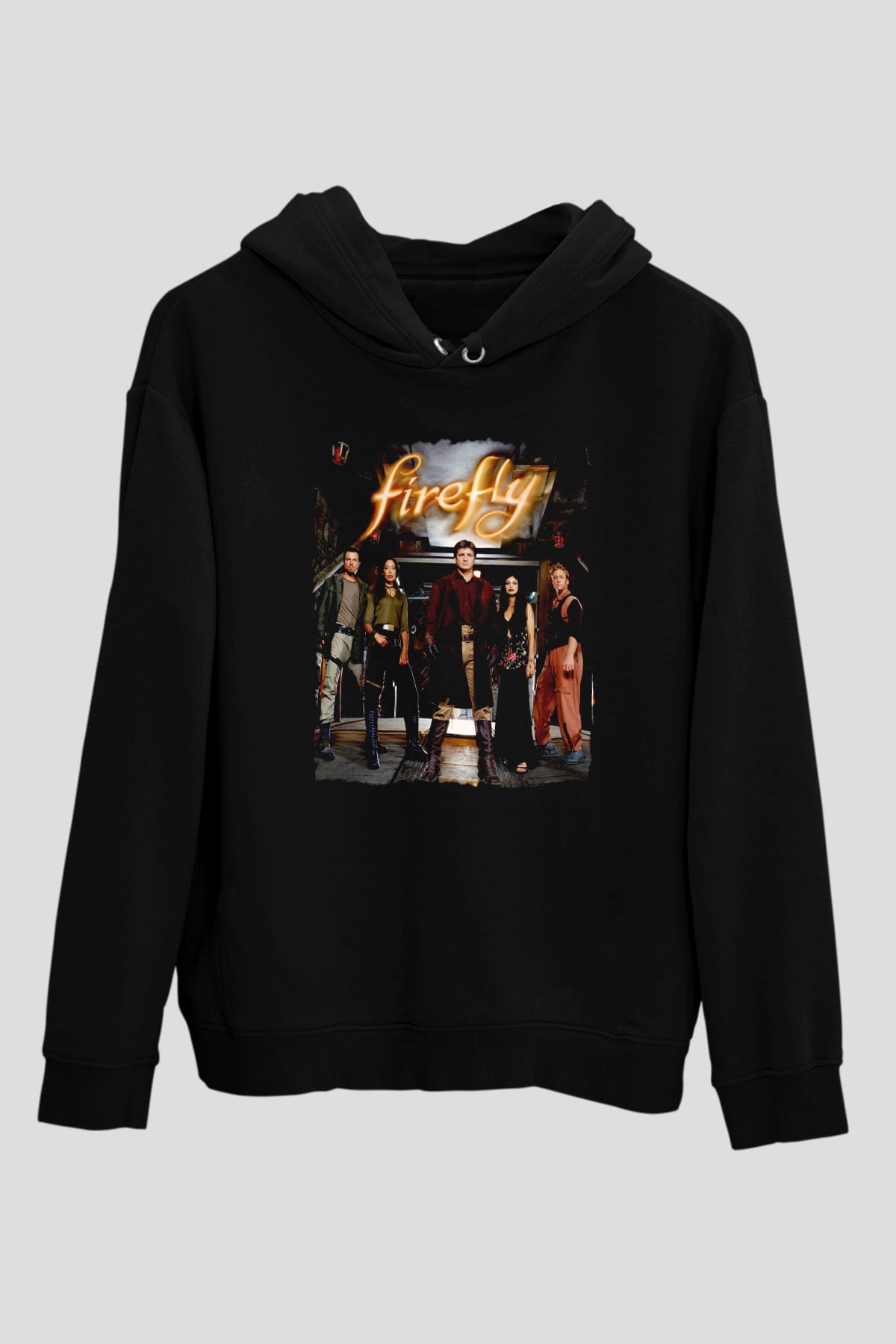 Firefly Siyah Unisex Hoodie