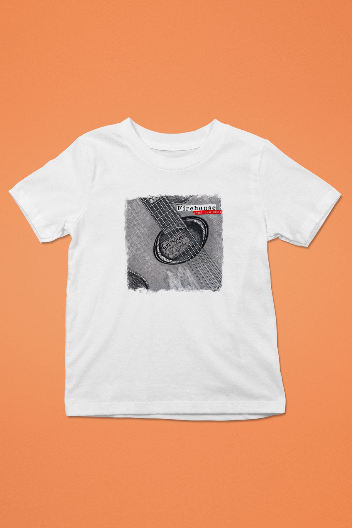 FireHouse Baskılı Unisex Beyaz Çocuk Tişört