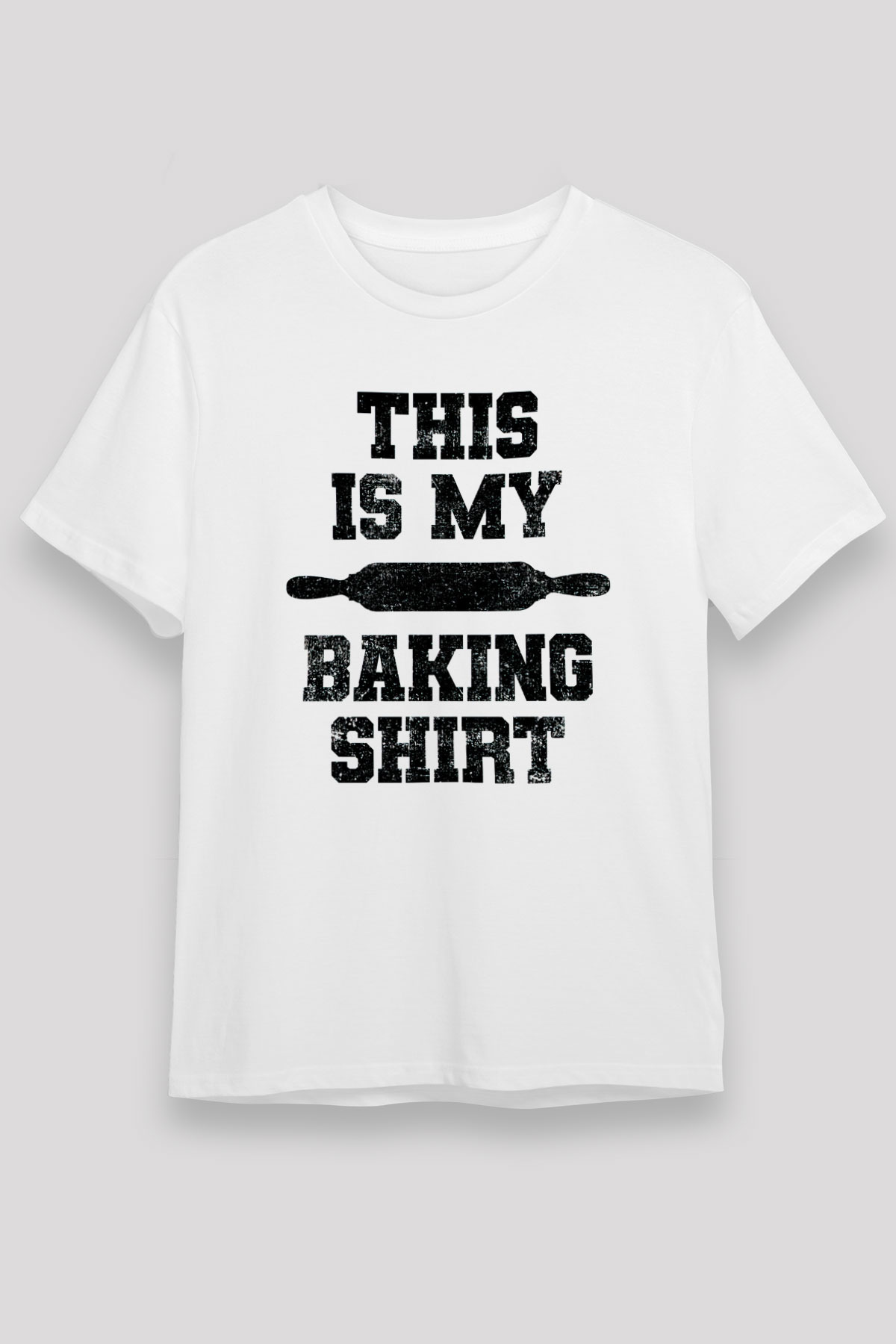 Fırıncı Beyaz Unisex Tişört T-Shirt - TişörtFabrikası