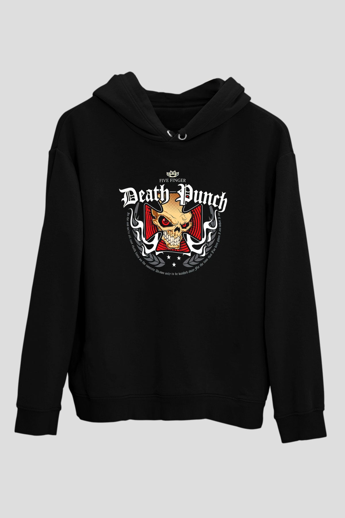 Five Finger Death Punch Siyah Unisex Hoodie