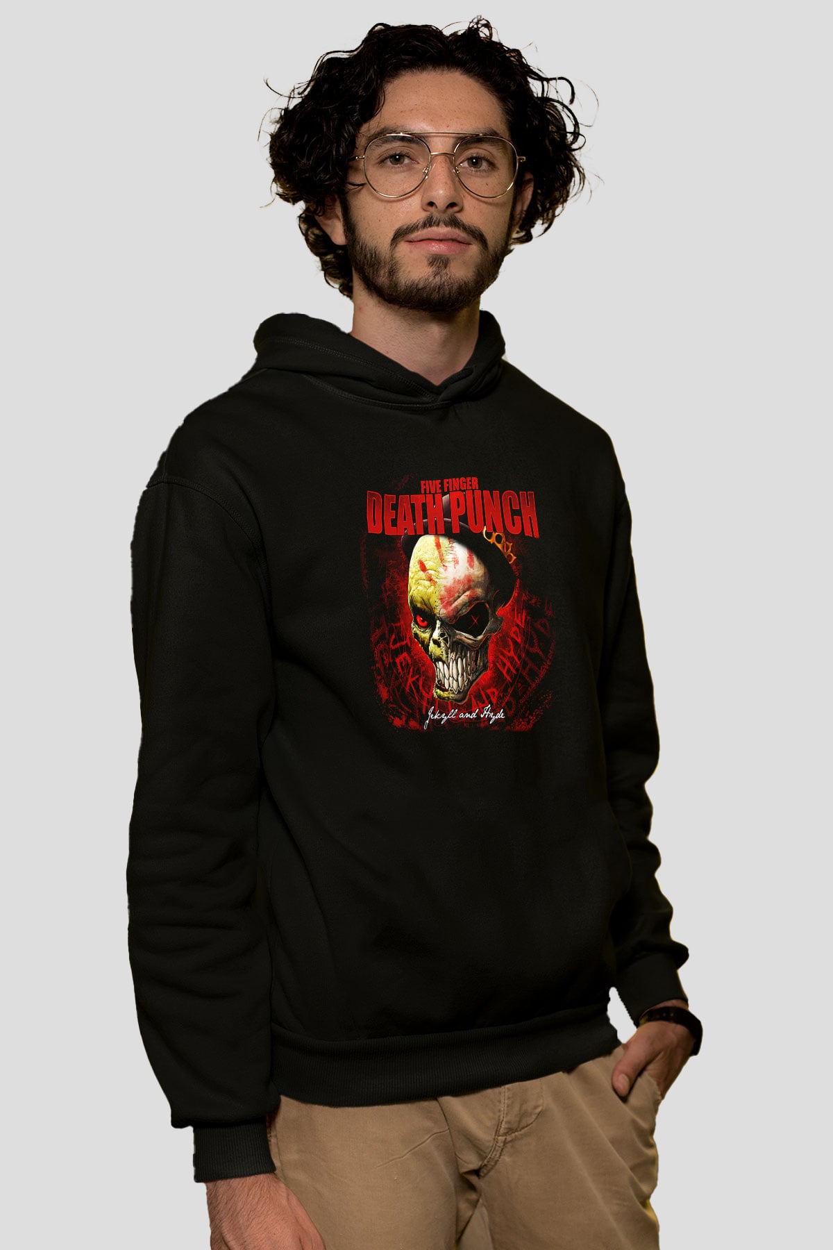 Five Finger Death Punch Siyah Unisex Hoodie
