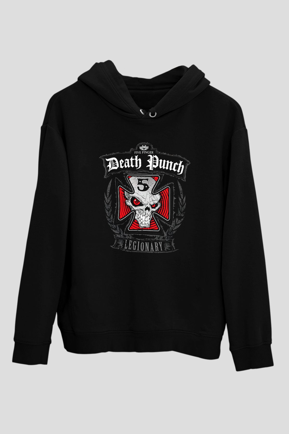 Five Finger Death Punch Siyah Unisex Hoodie