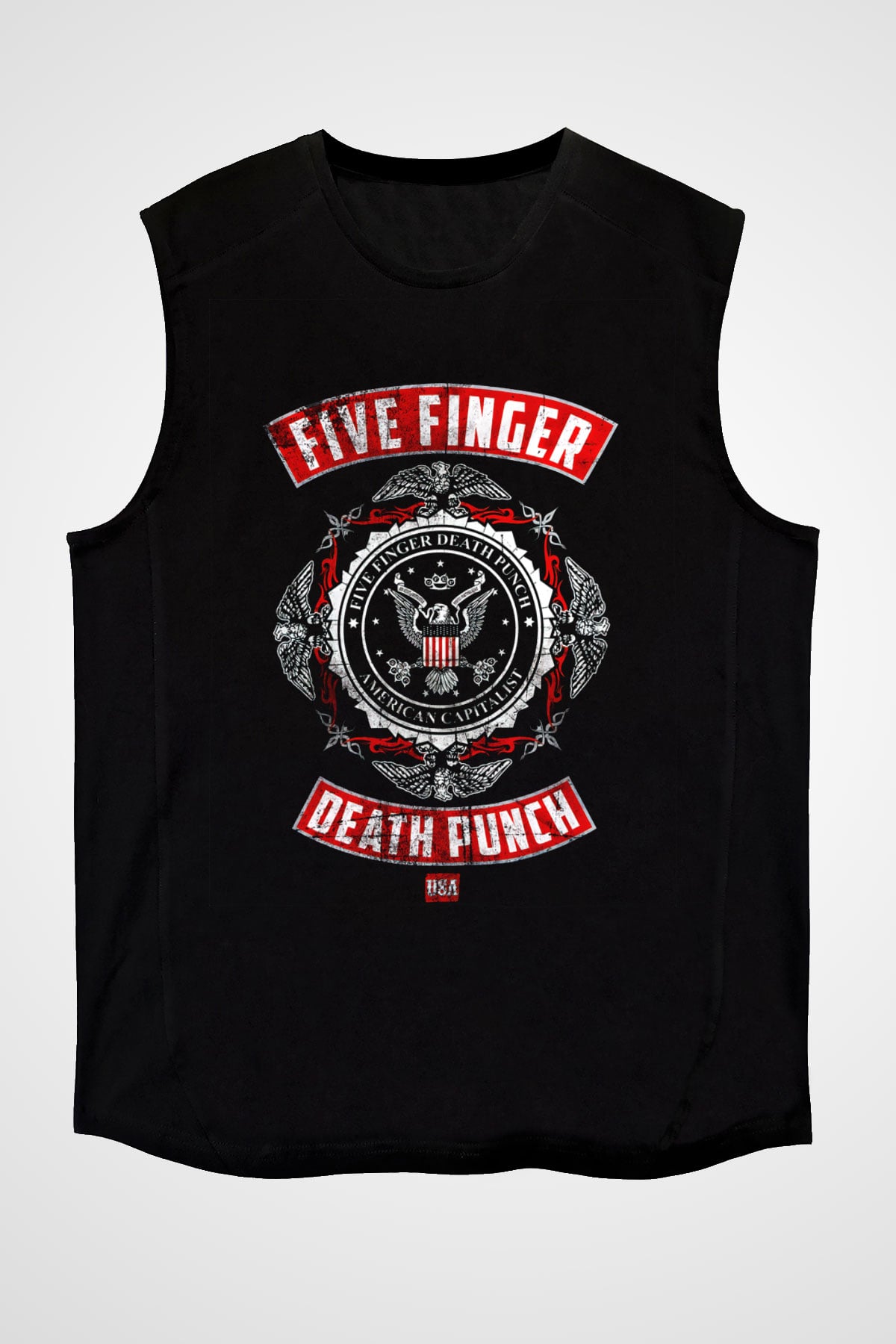 Five Finger Death Punch Siyah Unisex Kolsuz Tişört