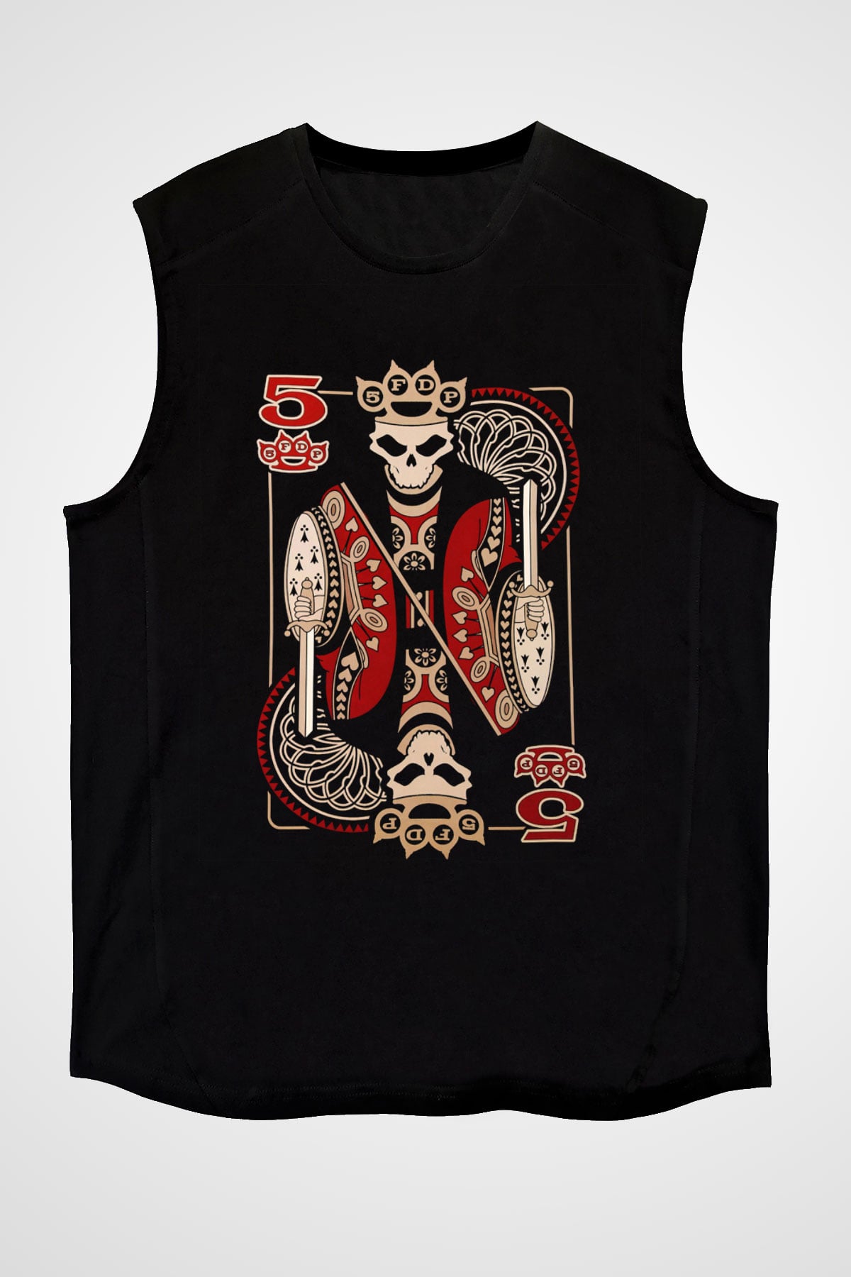 Five Finger Death Punch Siyah Unisex Kolsuz Tişört