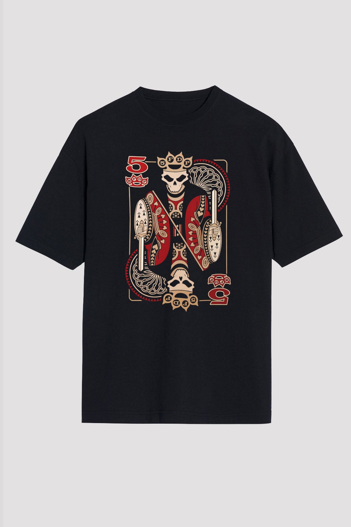 Five Finger Death Punch Siyah Unisex Tişört T-Shirt - TişörtFabrikası