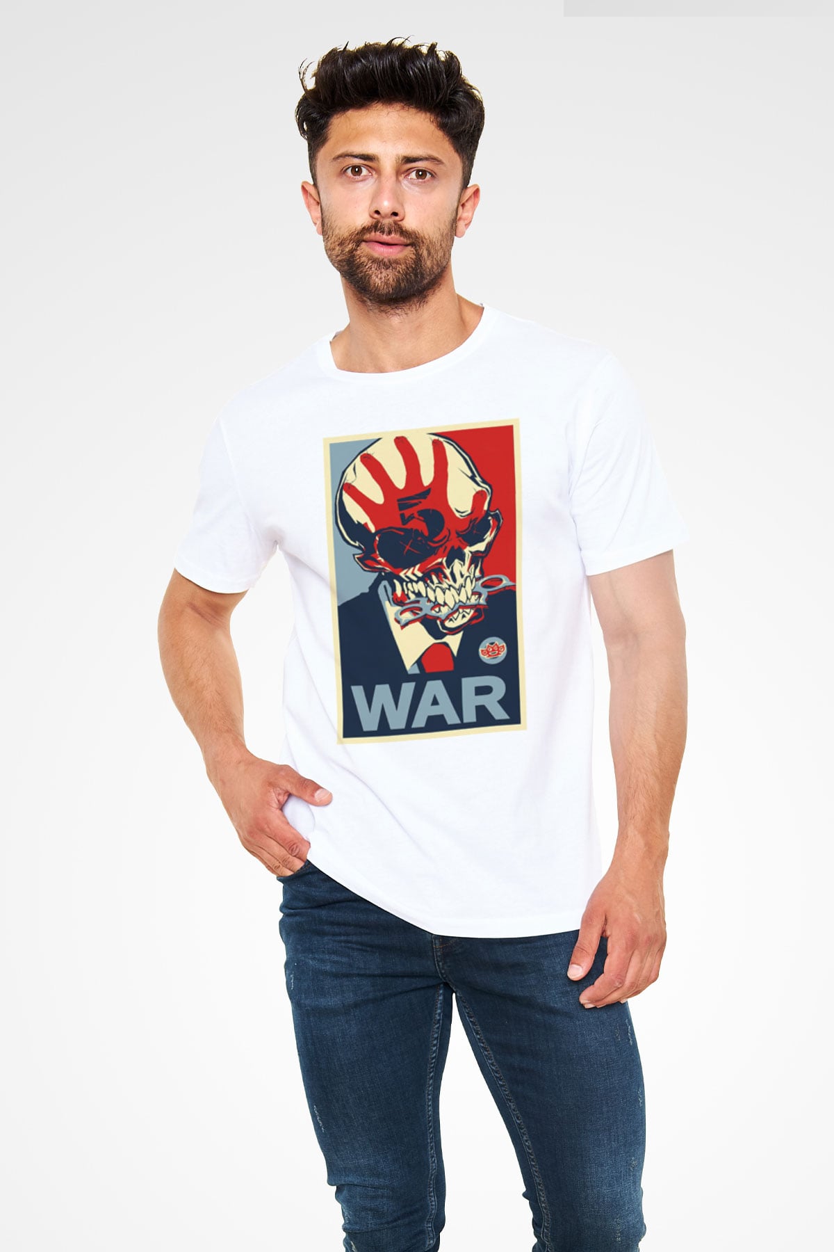 Five Finger Death Punch Siyah Unisex Tişört T-Shirt - TişörtFabrikası