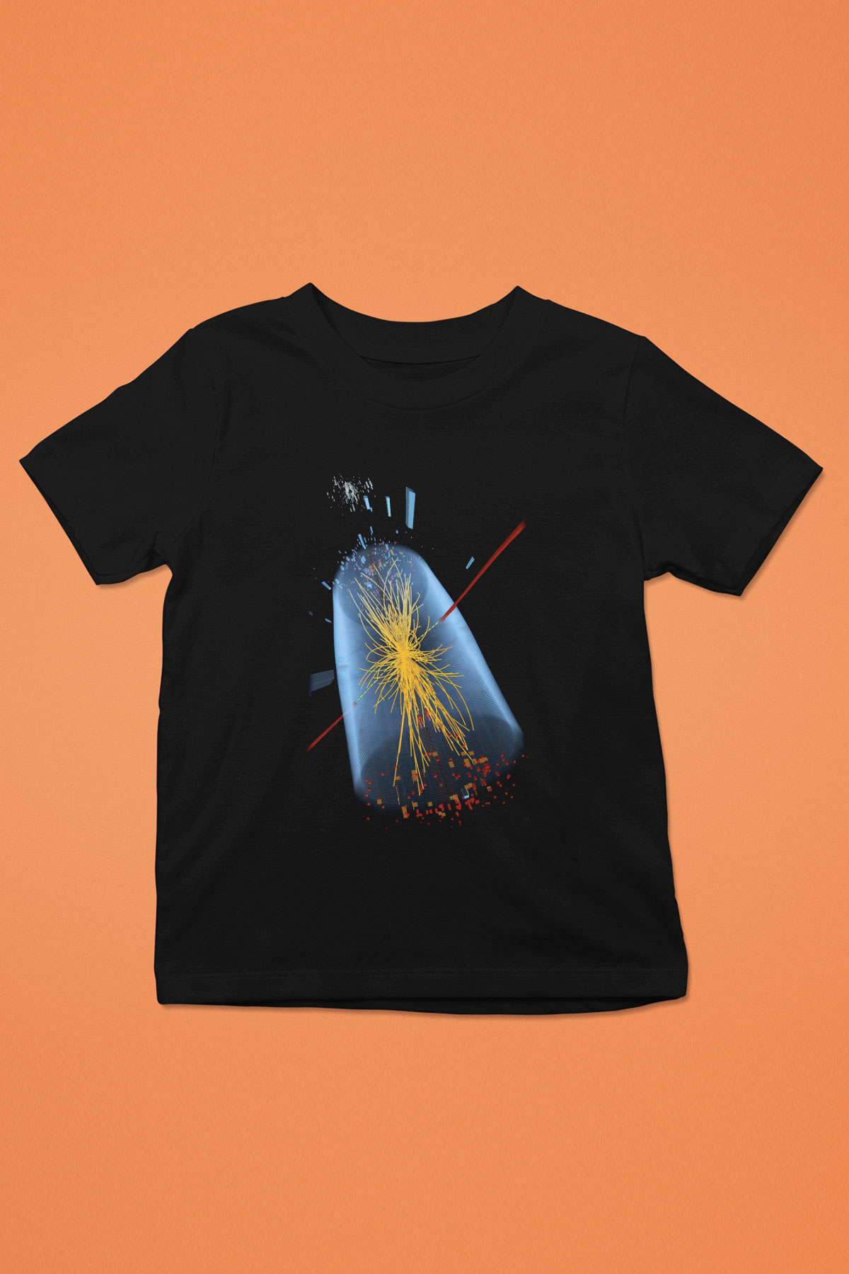 Fizikçi Baskılı Siyah Unisex Çocuk Tişört