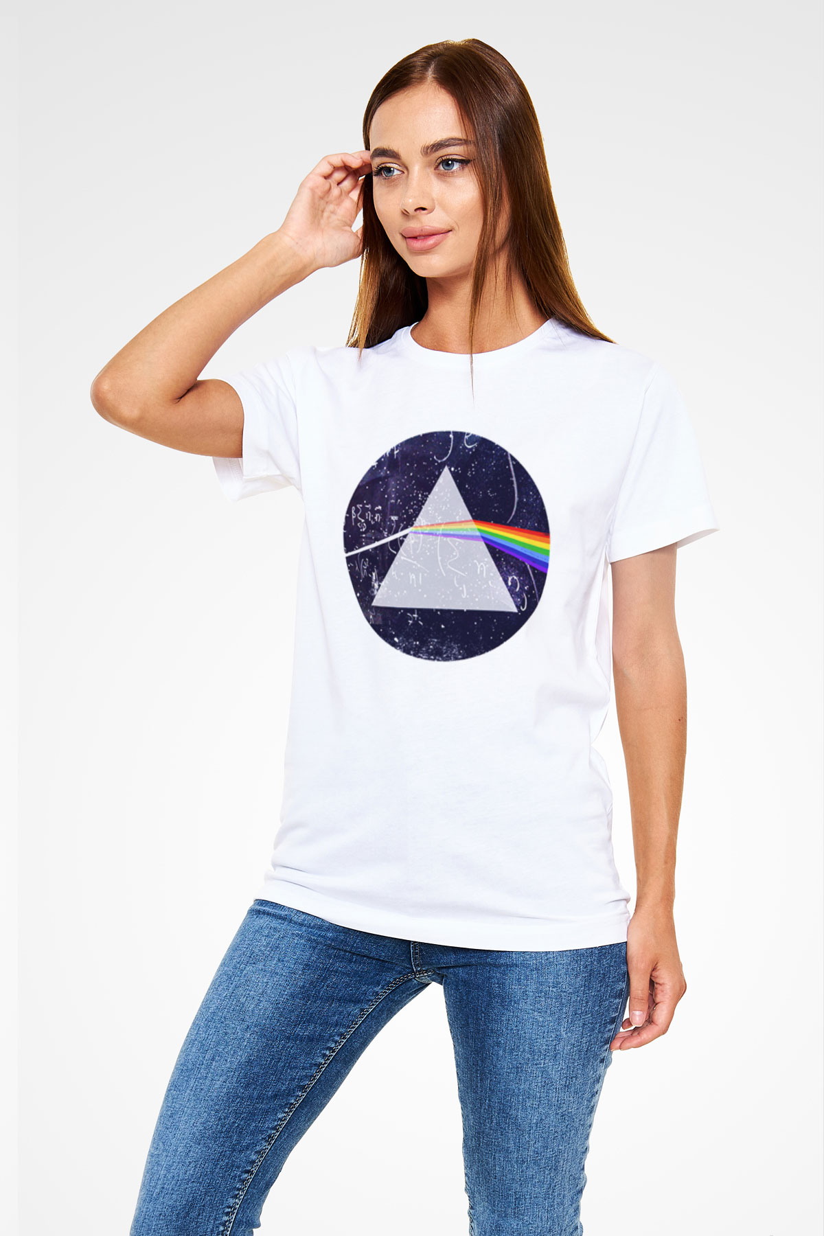 Fizikçi Beyaz Unisex Tişört T-Shirt - TişörtFabrikası