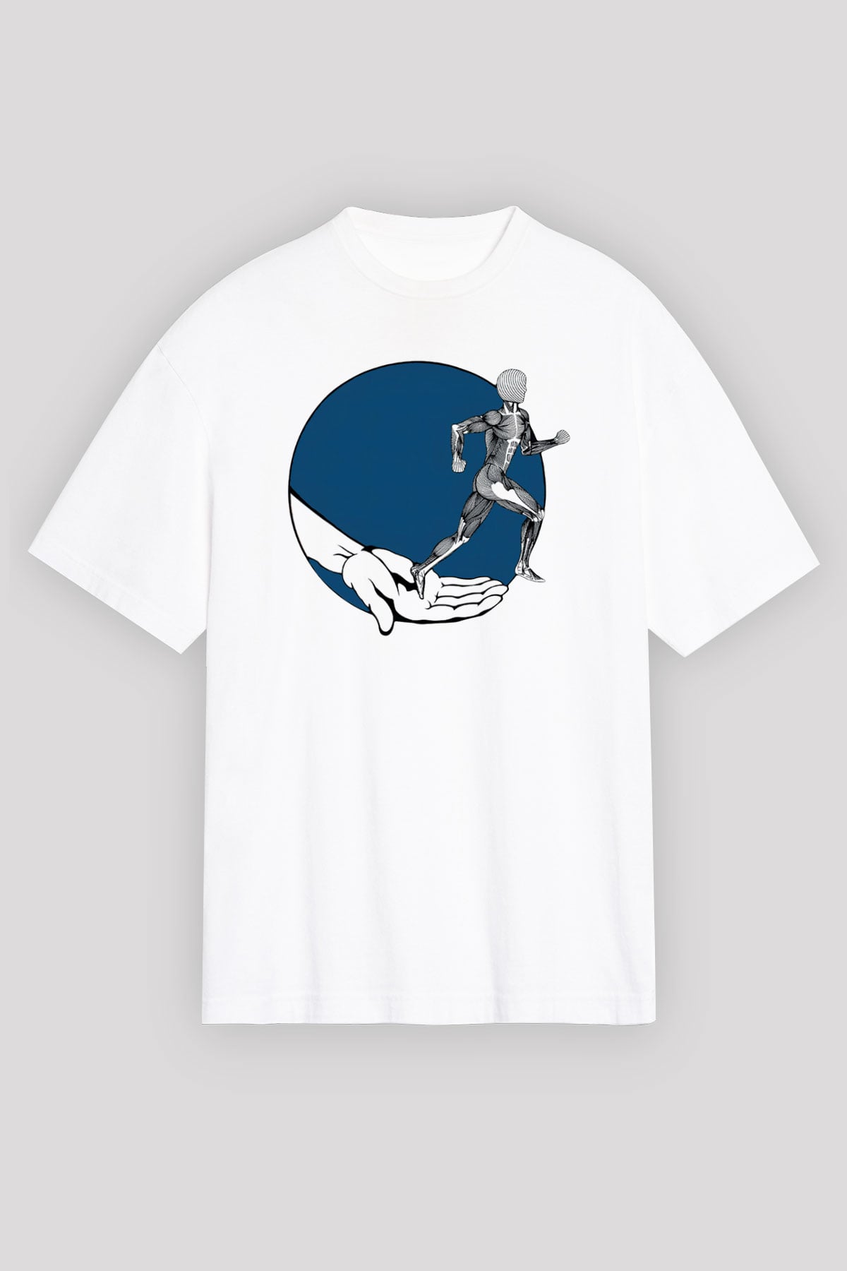 Fizyoterapist Beyaz Unisex Oversize Tişört T-Shirt